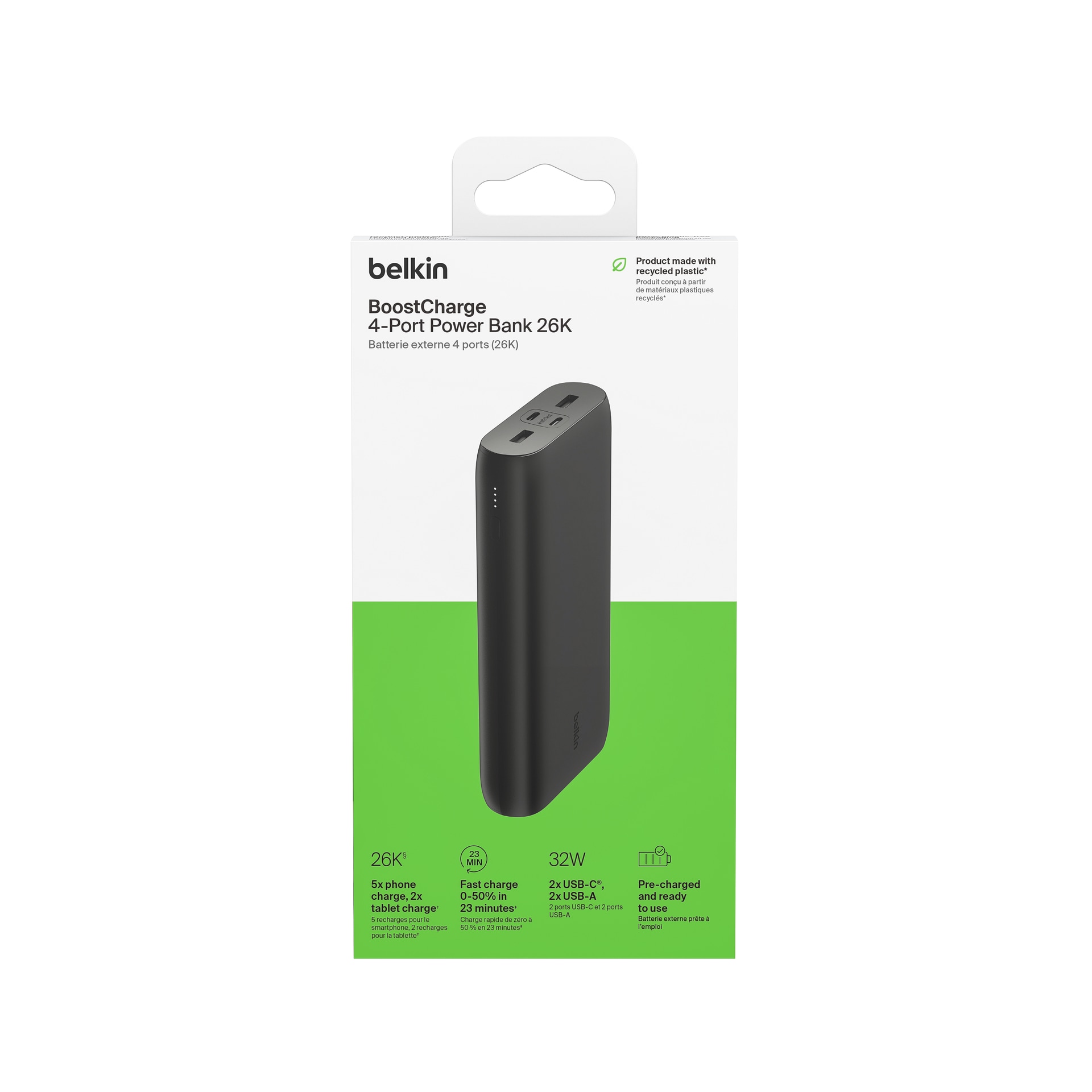 Belkin Powerbank »BOOST CHARGE 4-Port Powerbank 26k«