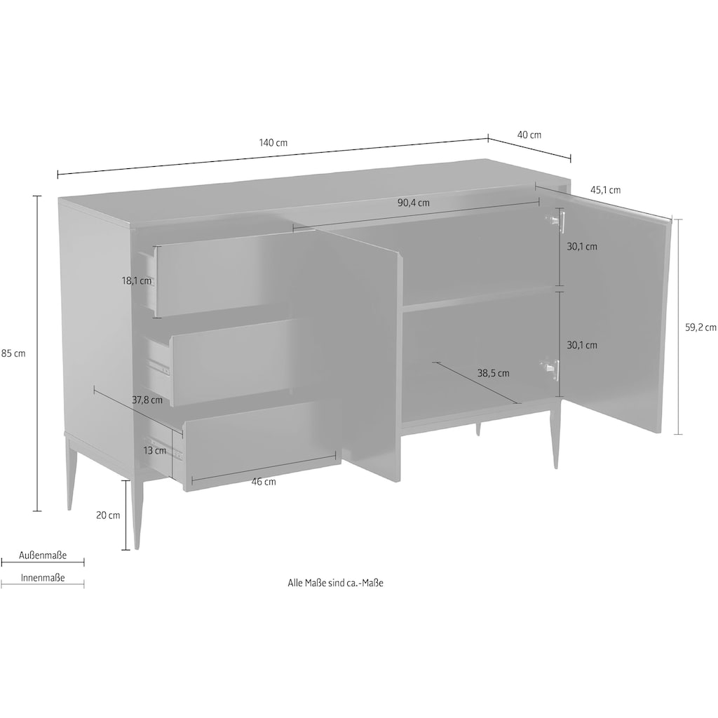 Places of Style Sideboard »Saltaire«