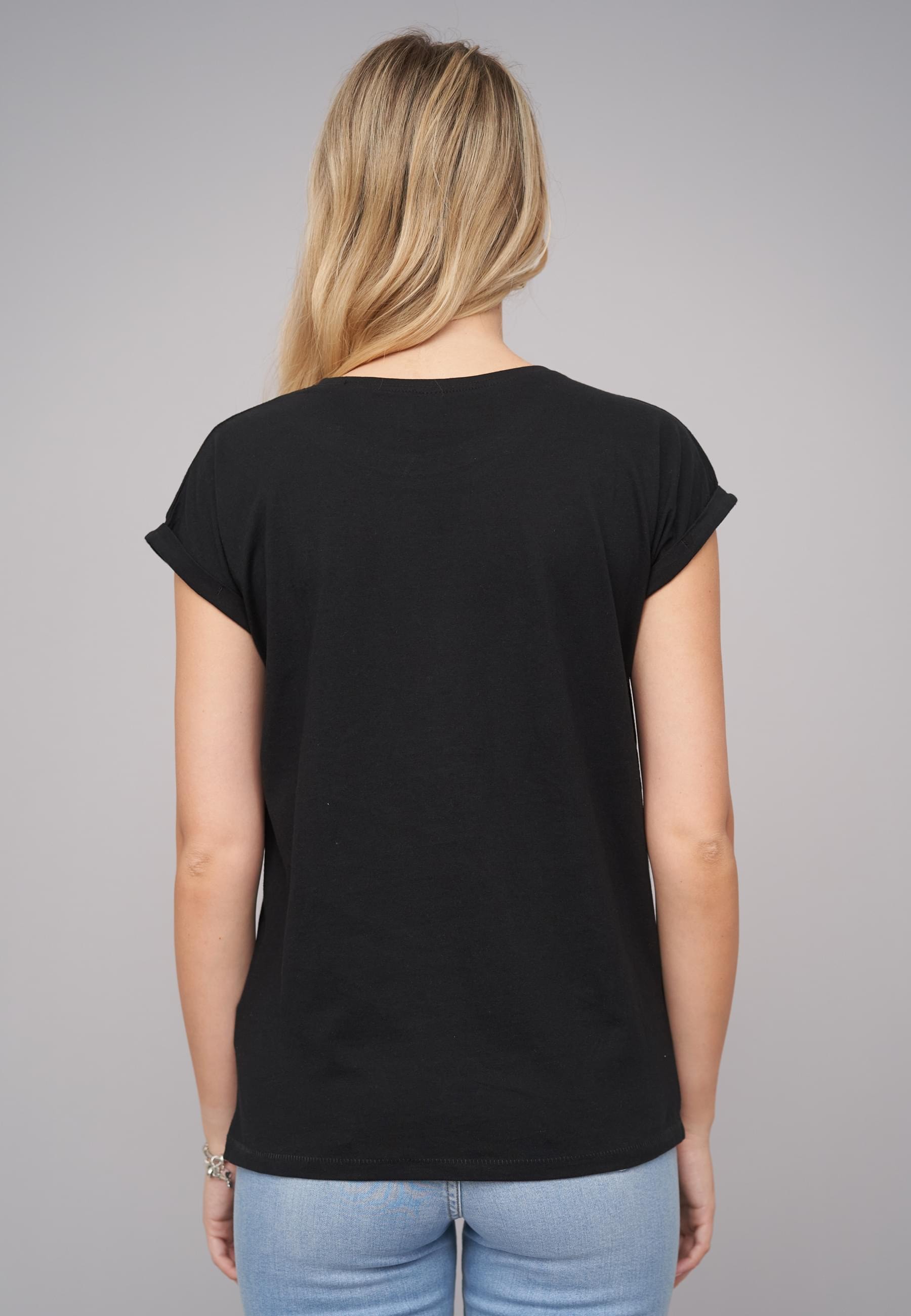 CLOUD 5IVE T-Shirt »CLOUD 5IVE Ladies Good Things Coming Black Tee«, (1 tlg.)