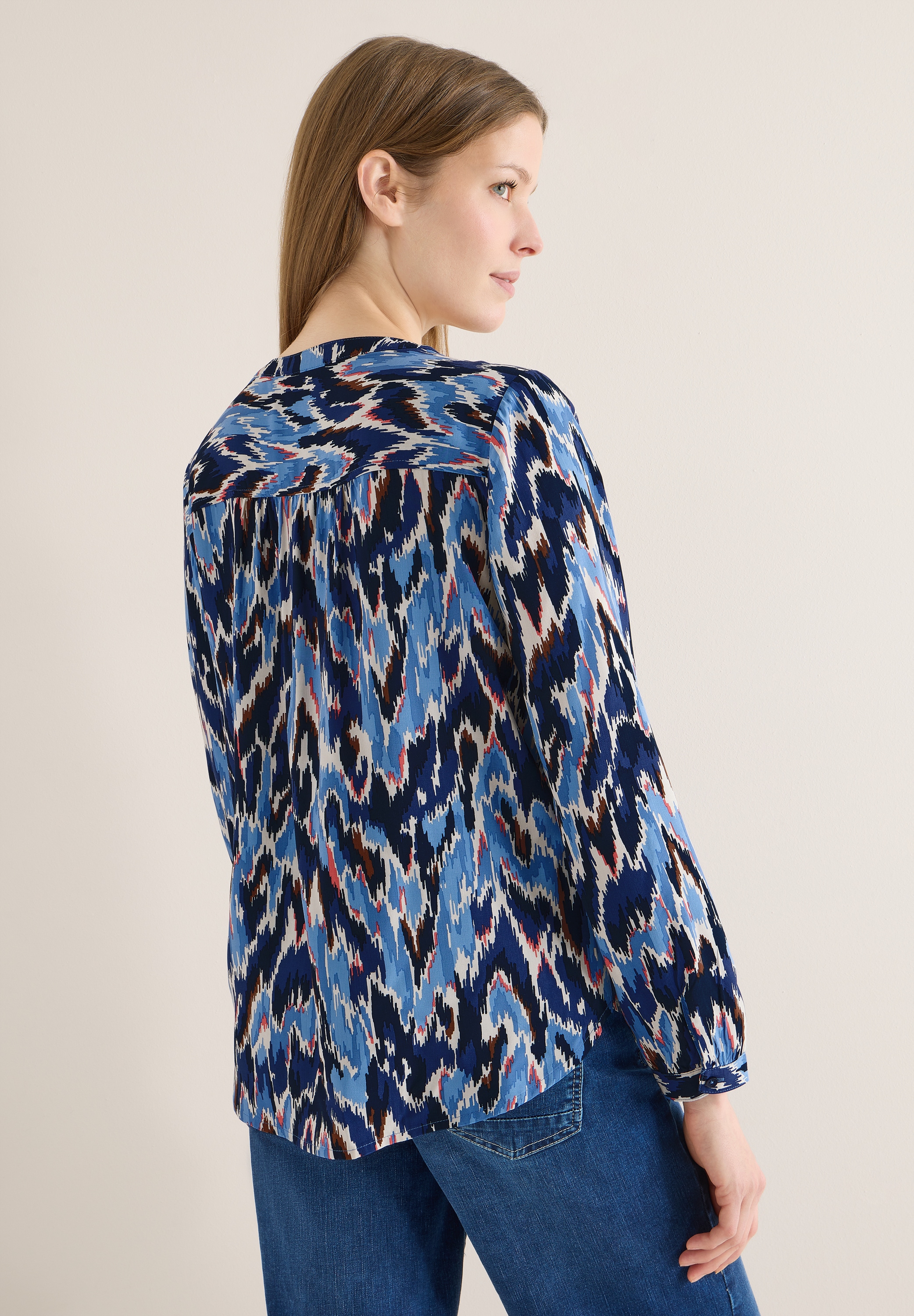 Cecil Langarmbluse aus softer Viskose