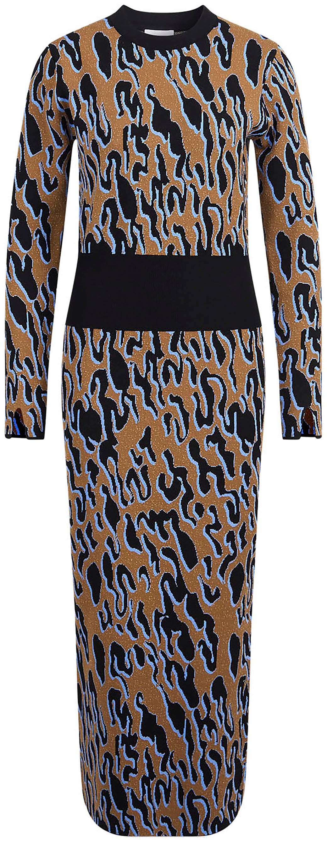 Sportalm Kitzbühel Strickkleid, mit allover Animalprint günstig online kaufen