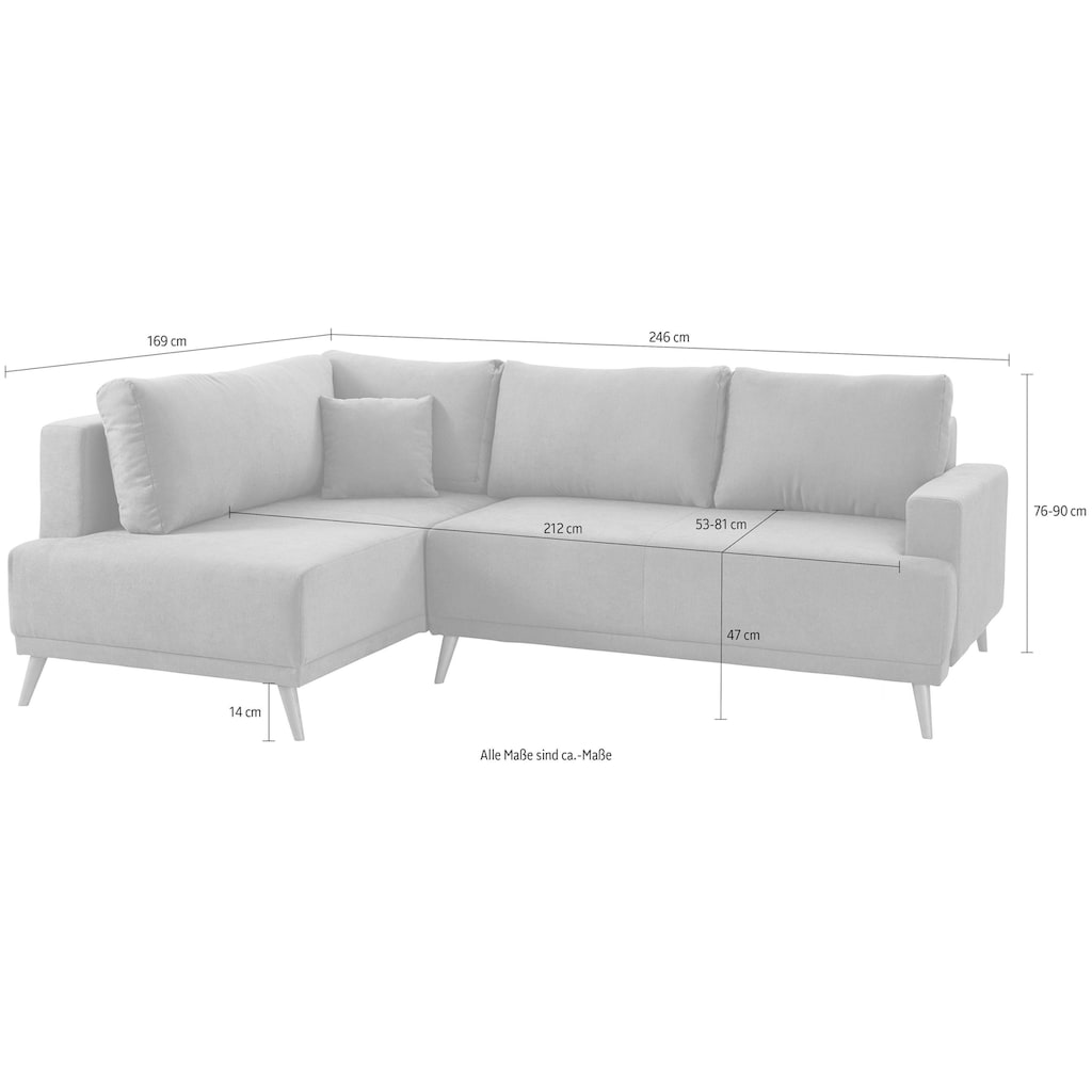 INOSIGN Ecksofa »Exxpo Otusso«