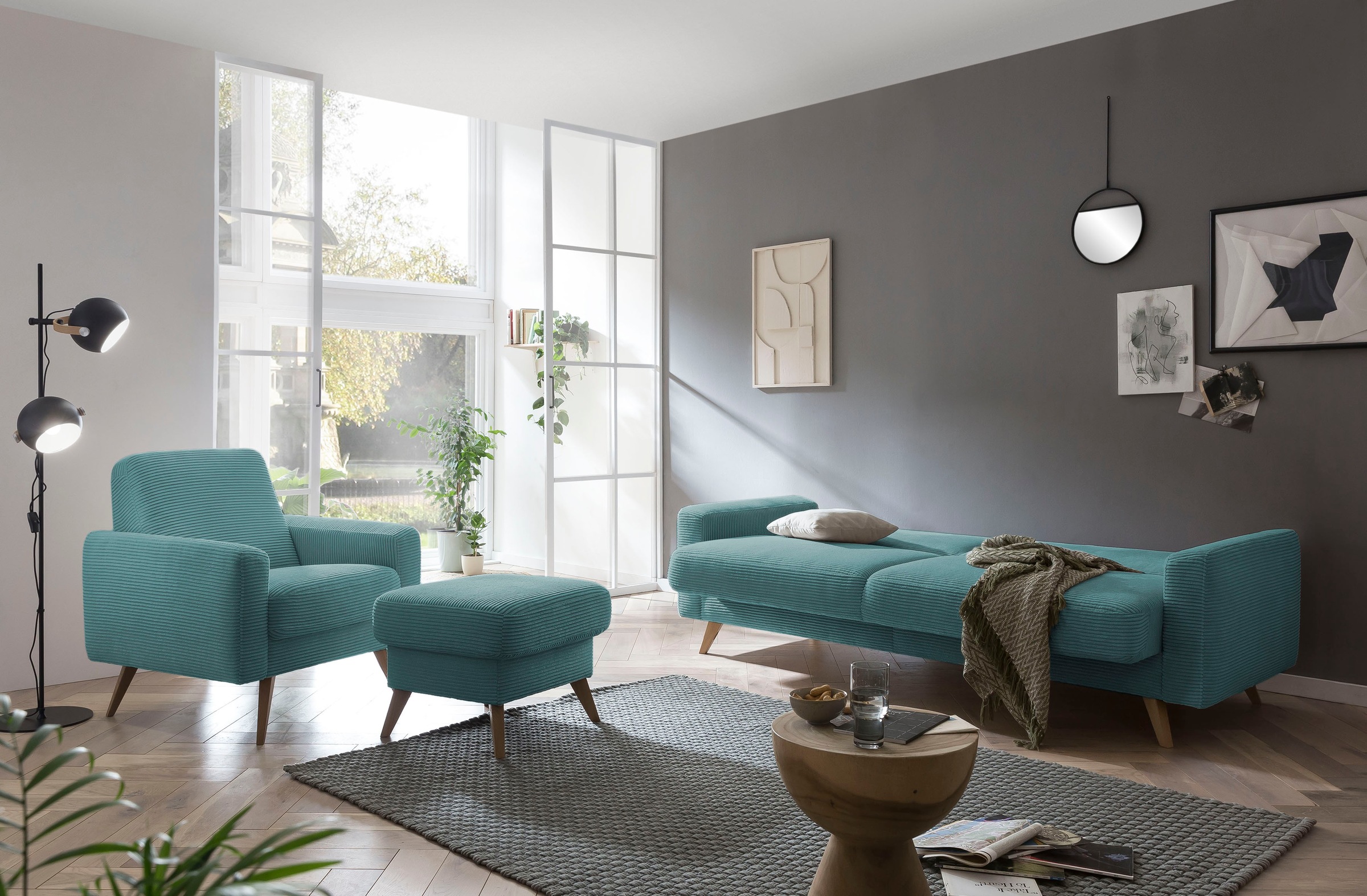 3-Sitzer bestellen »Samso«, Bettfunktion fashion Bettkasten exxpo | BAUR - und Inklusive sofa
