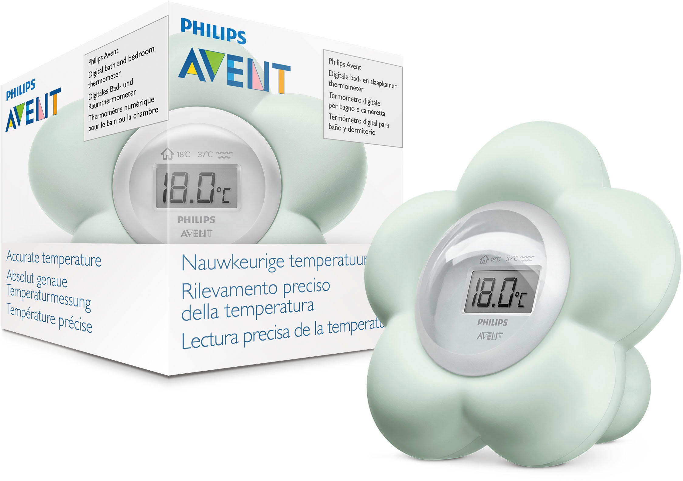 Philips Avent Digital Bath & Bedroom Thermometer, SCH480/20