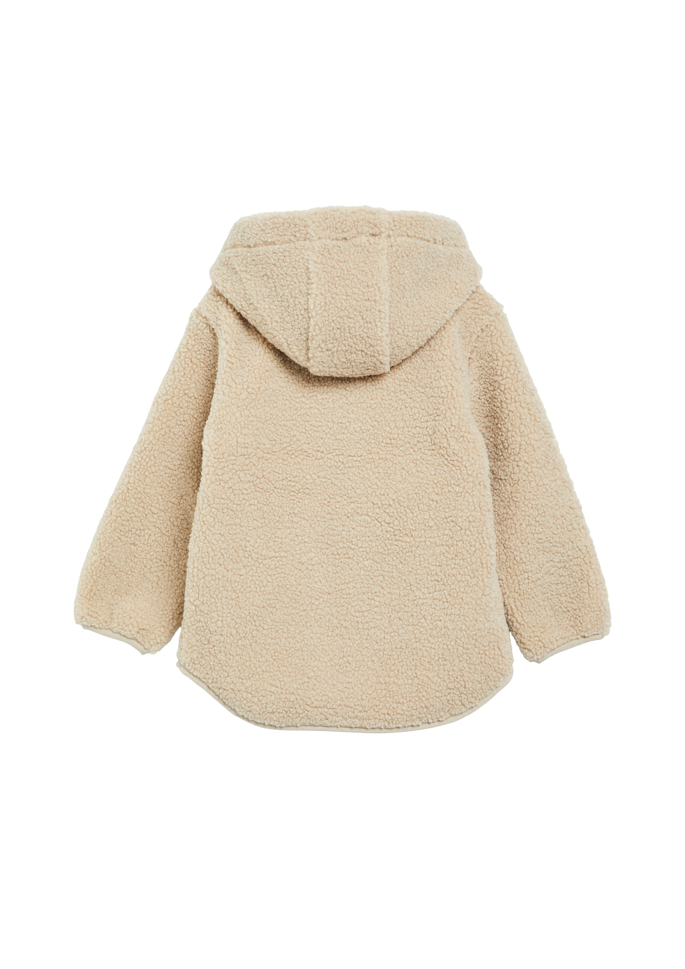s.Oliver Junior Strickmantel Fleecejacke mit Kapuze  / mit Reißverschluss