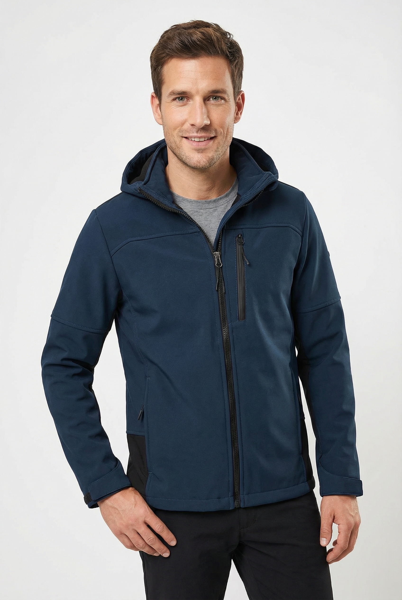 Killtec Softshelljacke "KOS 369 MN SFTSHLL JCKT" winddicht, wasserabweisend, mit 10.000 mm Wassersäule, atmungsaktiv