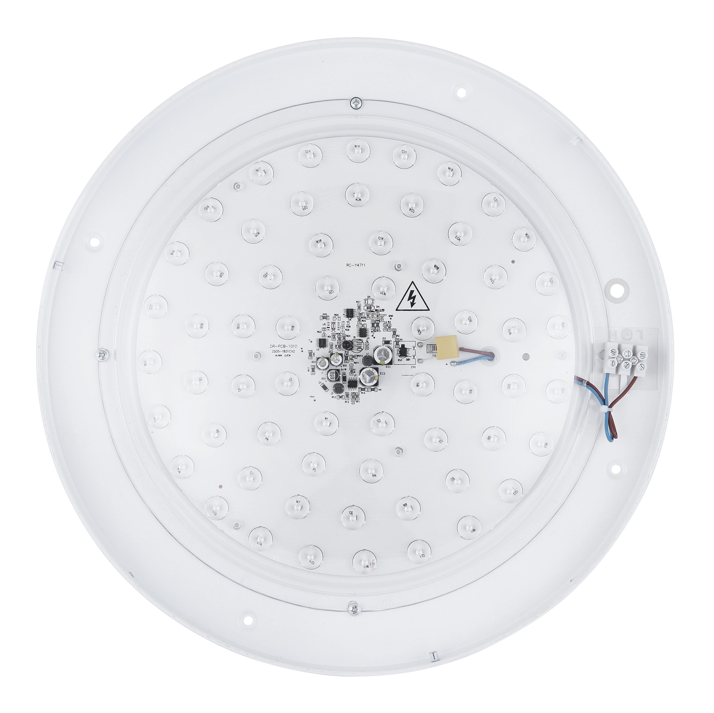 GLOBO LIGHTING Deckenleuchte »MANNI« LED-Modul 1 Stk. Deckenleuchte schwarz/bronze, LED dimmbar, Fernbedienung