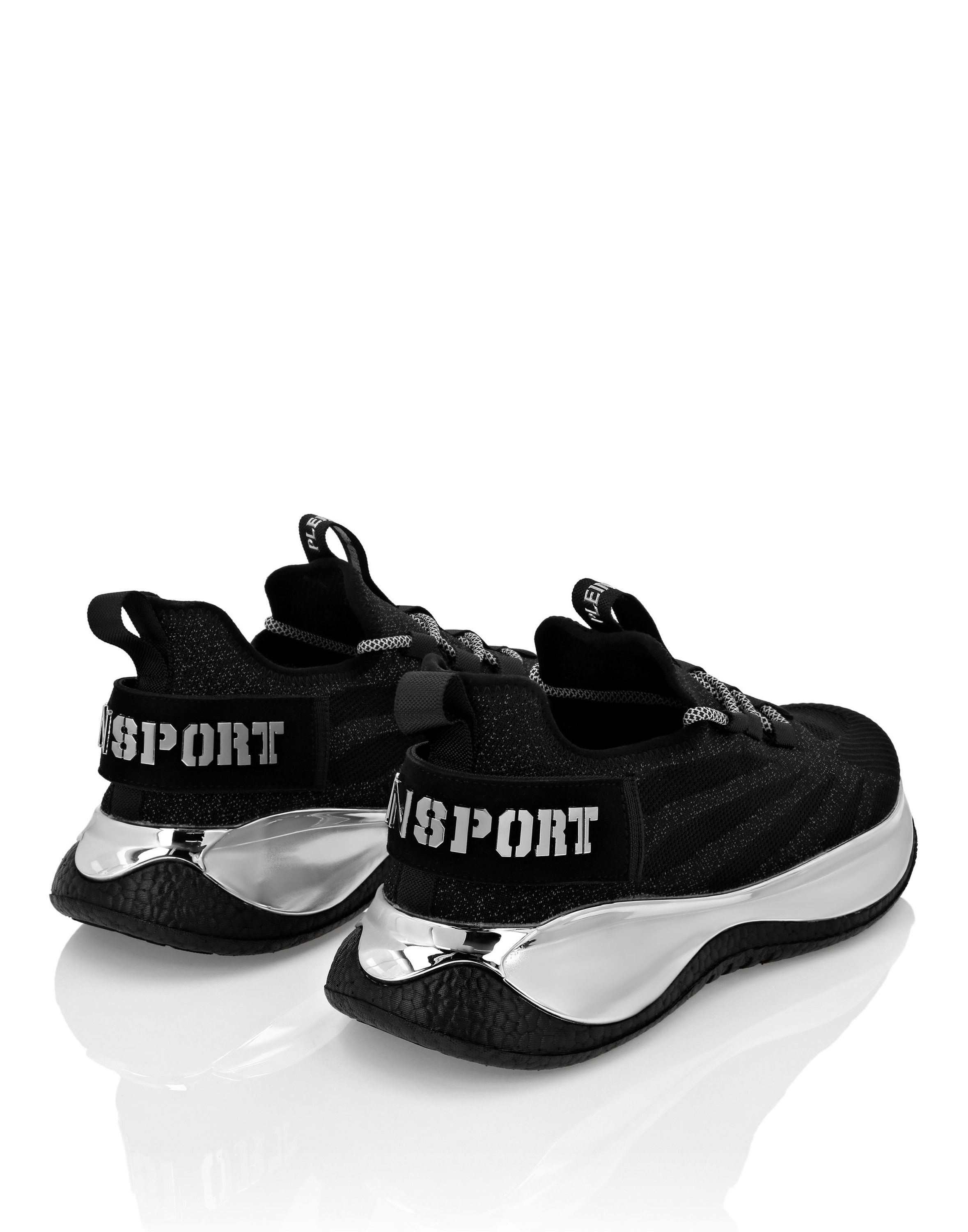 Sneaker PLEIN SPORT "The Iron Tiger Gen.x.2", Damen, Gr. 38, Normalschaft, 0291, schwarz, nickel, Schuhe Sneaker 3