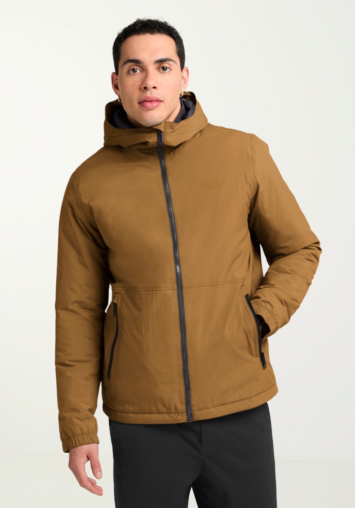 Jack Wolfskin Winterjacke "PAMIR JKT M" mit Kapuze mit isolierender Funktion, wasserdicht, winddicht, atmungsaktiv, warm