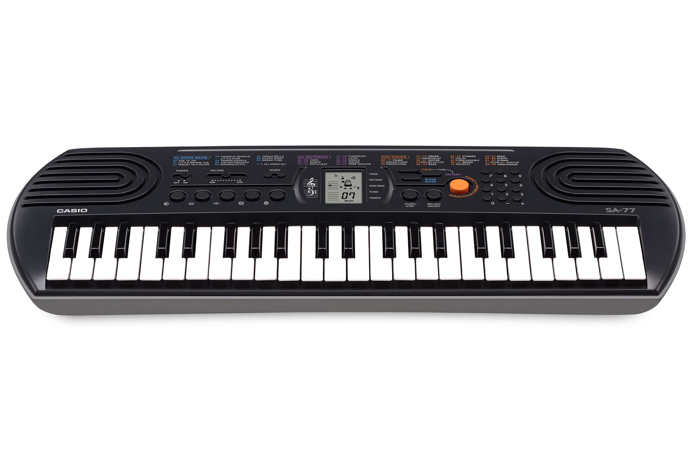 CASIO Home-Keyboard »SA77«, Mini-Keyboard mit praktischem LC-Display