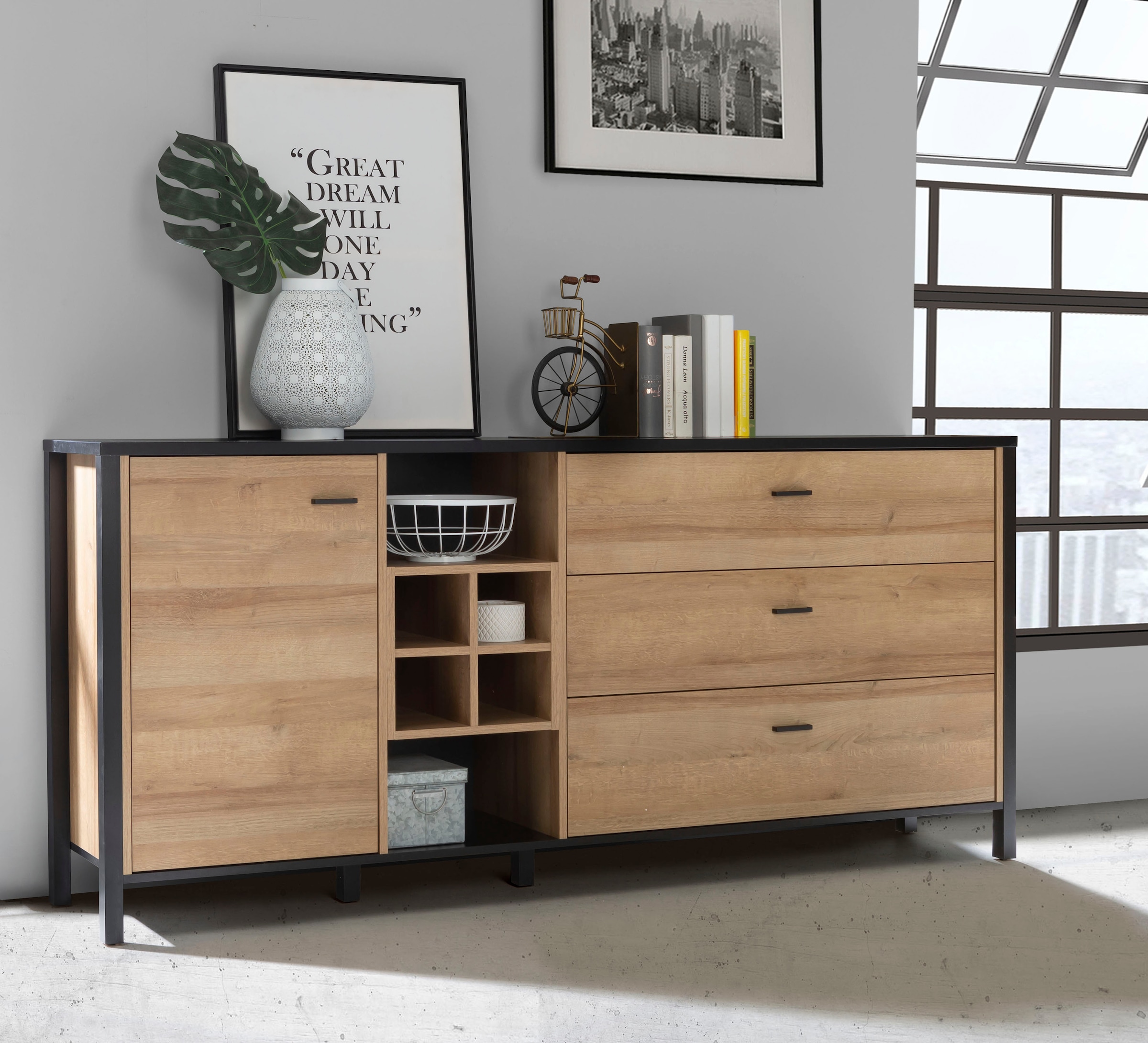 FORTE Sideboard, Breite ca. 186 cm günstig online kaufen