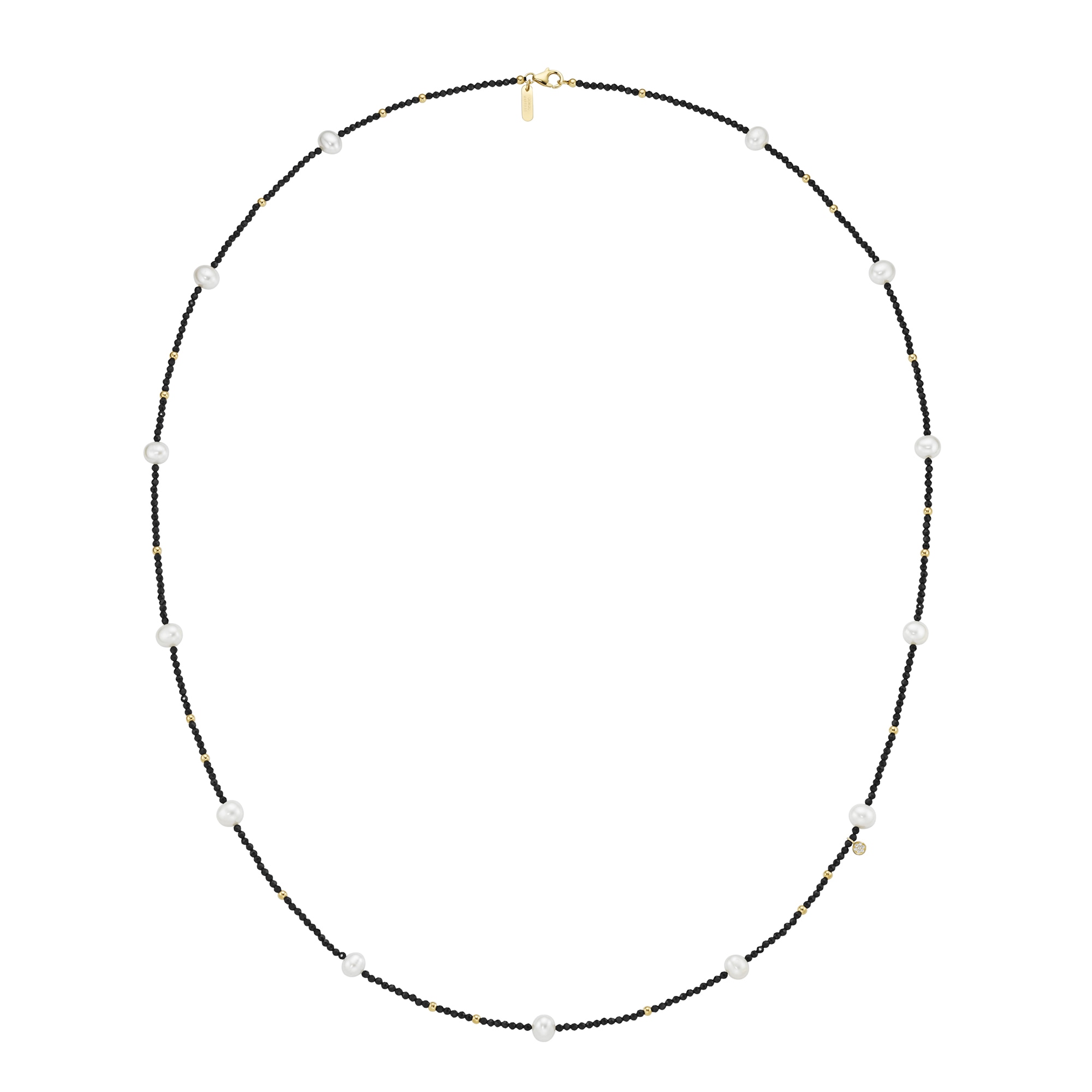 GIORGIO MARTELLO MILANO Collier »mit Süßwasser-Perlen und Ziersteinen, Silber 925«