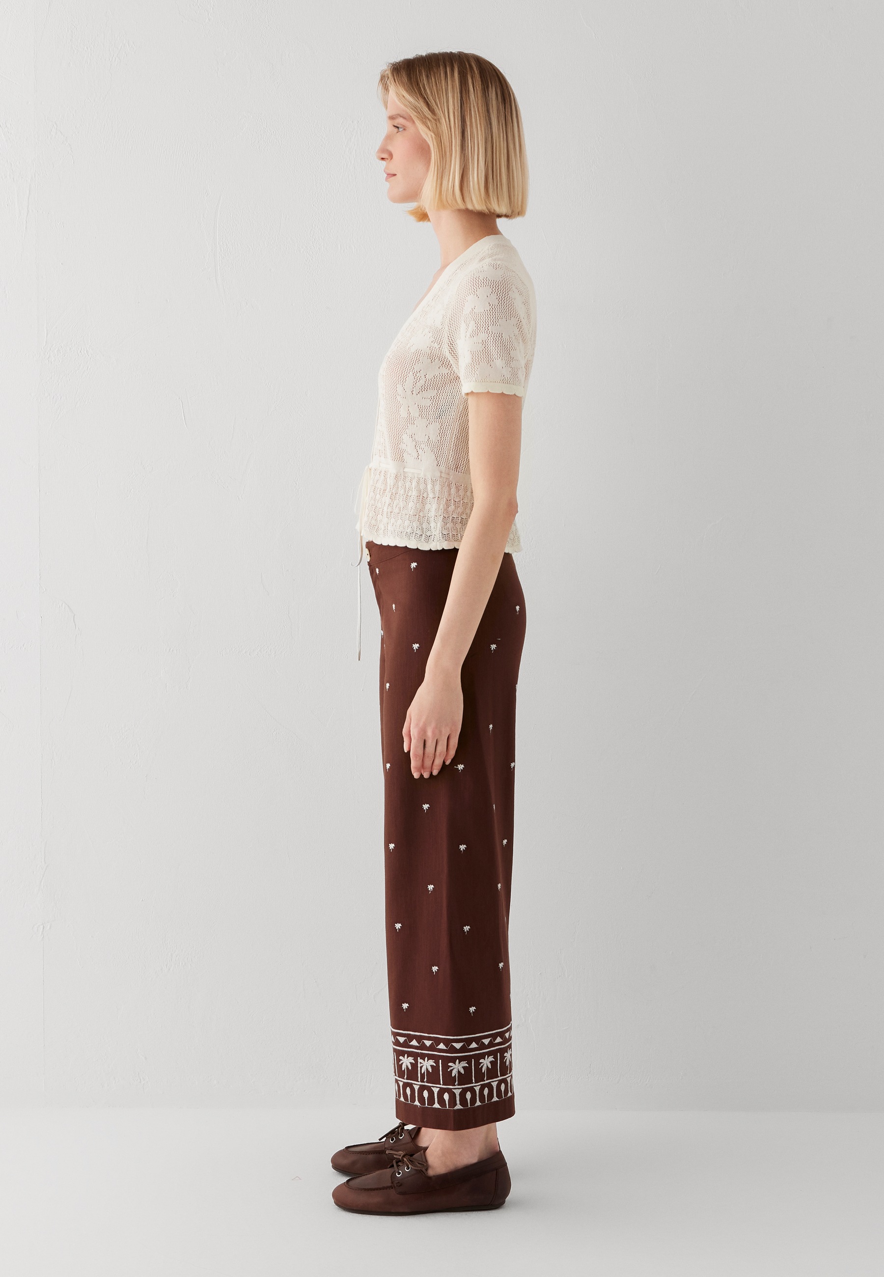 Mavi V-Ausschnitt-Pullover »SHORT SLEEVE CARDIGAN« Cardigan-Top