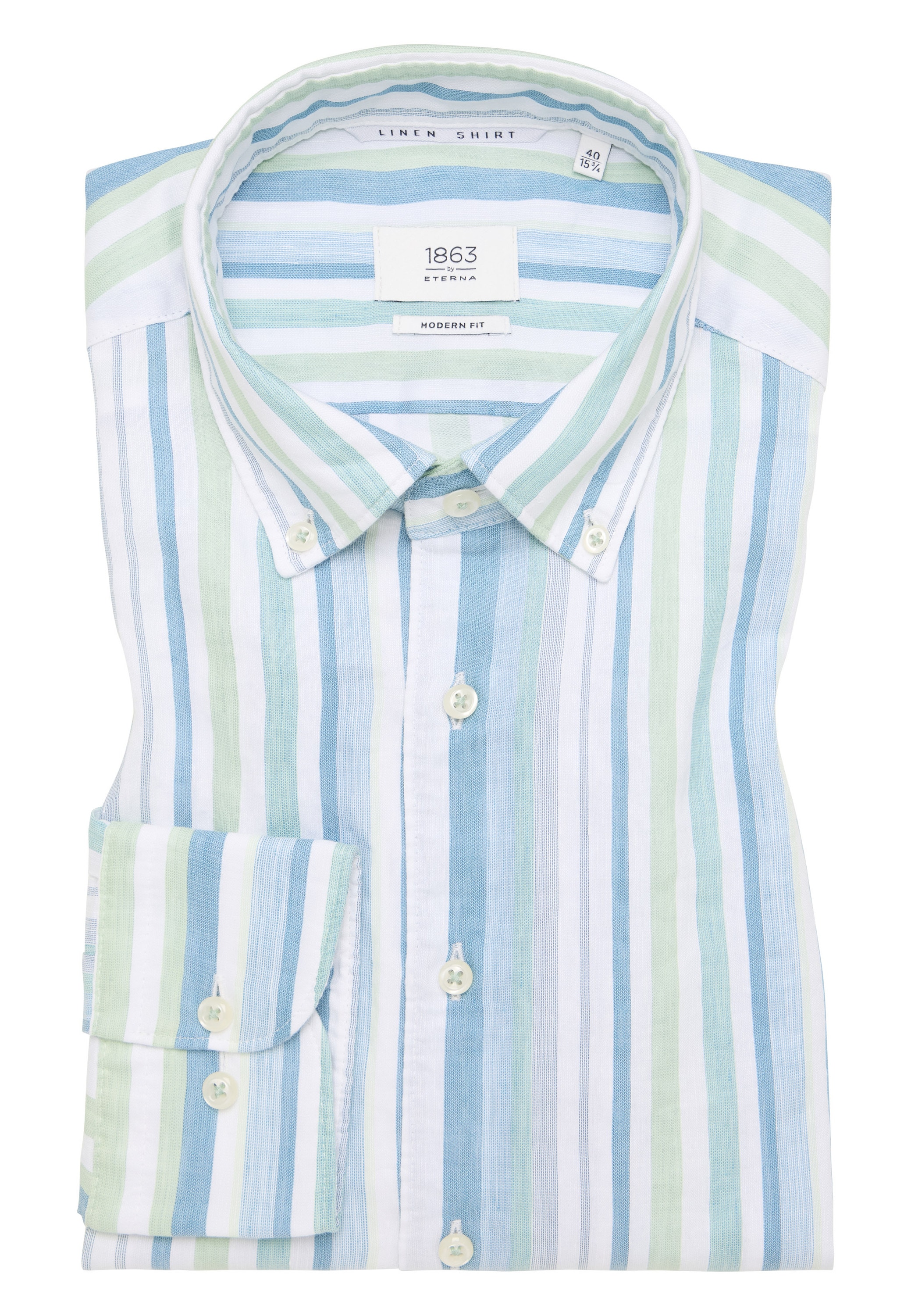 Eterna Langarmhemd »MODERN FIT«, EASY IRON (bügelleicht)