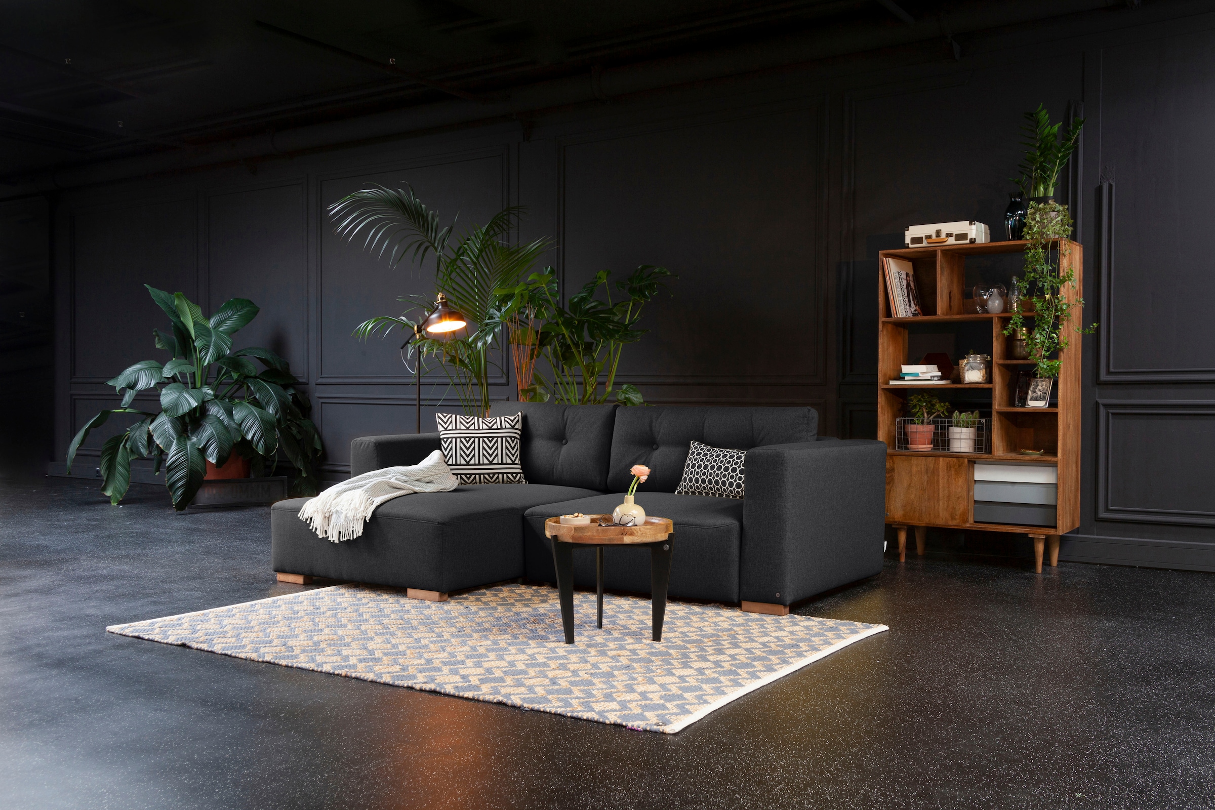 TOM TAILOR HOME Ecksofa »HEAVEN CHIC S«, aus der COLORS COLLECTION, wahlweise mit Bettfunktion & Bettkasten