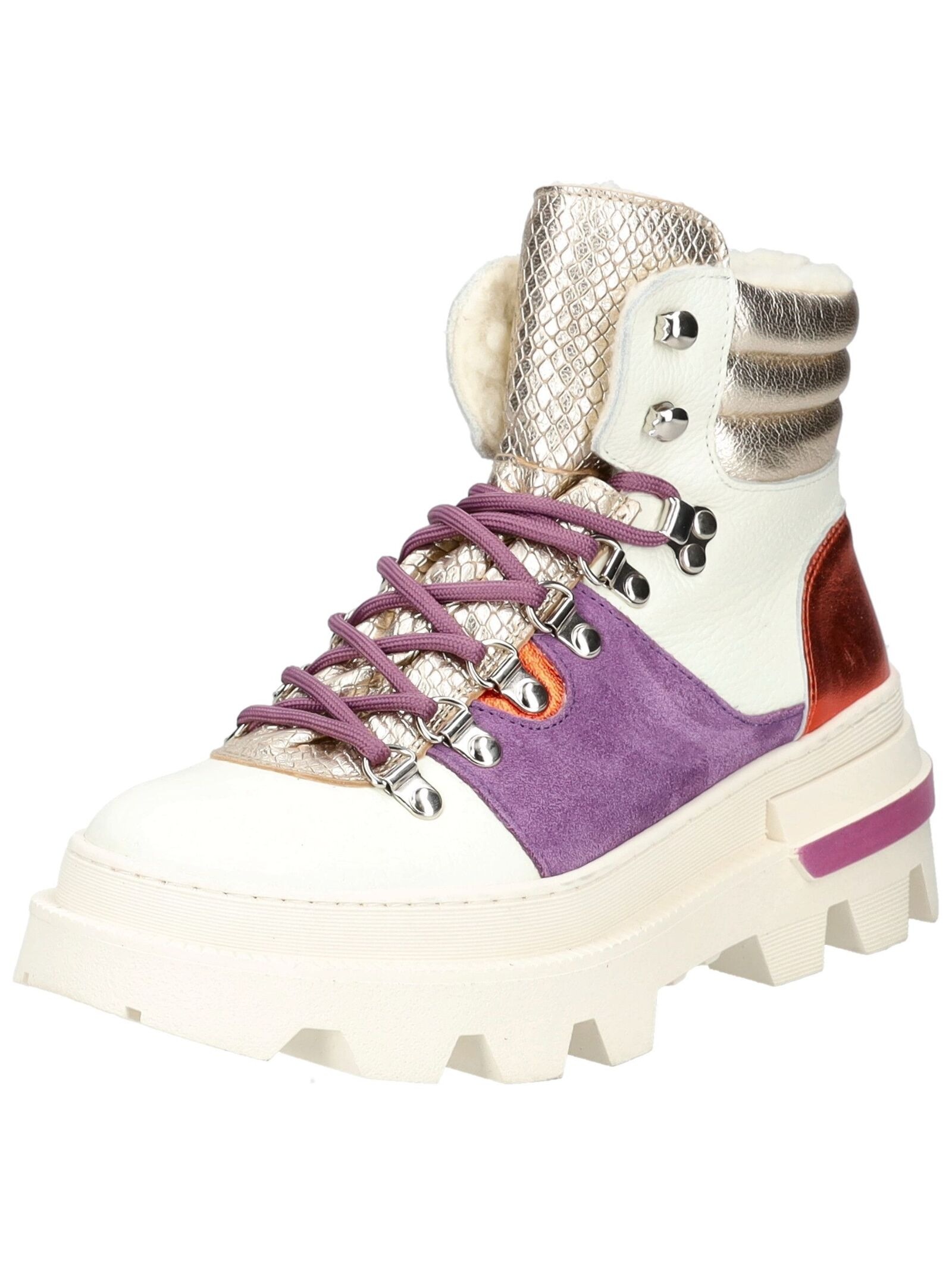 Lazamani Schnürstiefelette "Lazamani Stiefelette Leder" günstig online kaufen