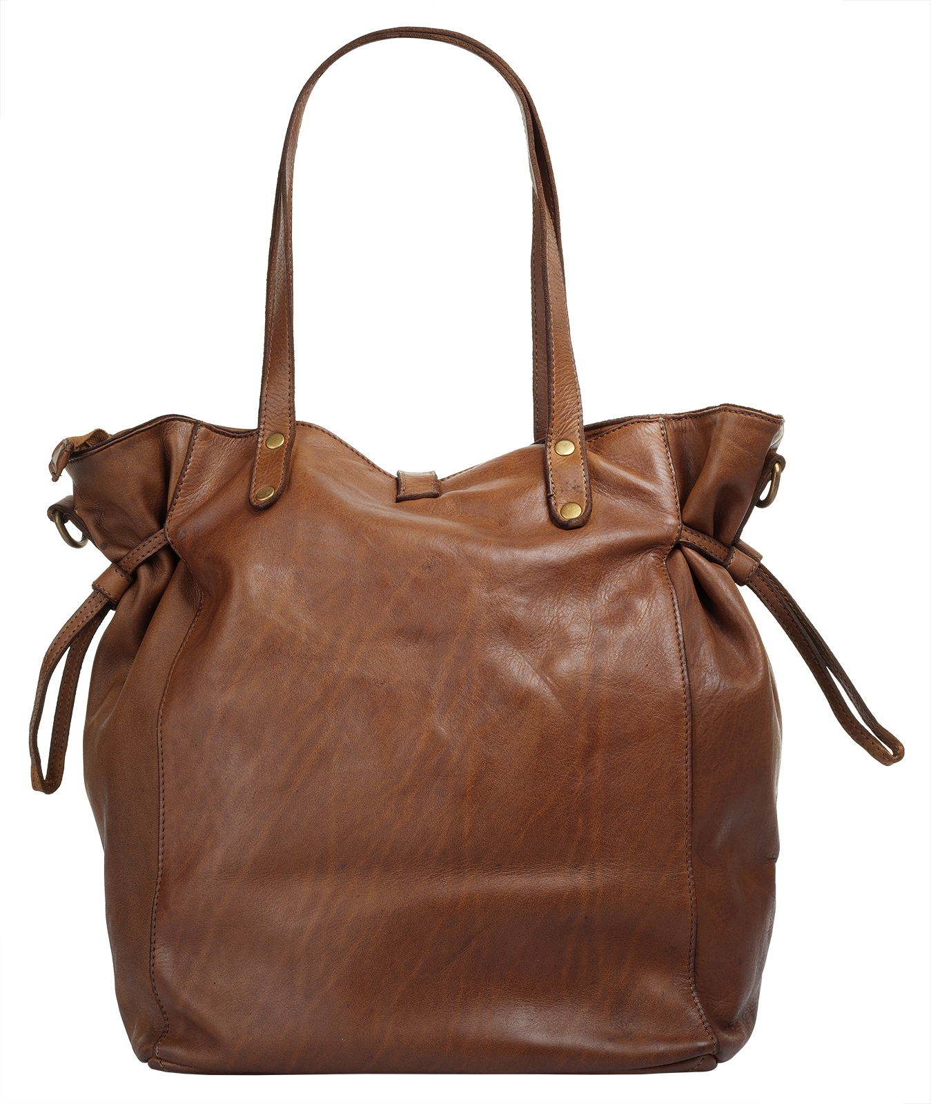 forty° Shopper, echt Leder, Made in Italy