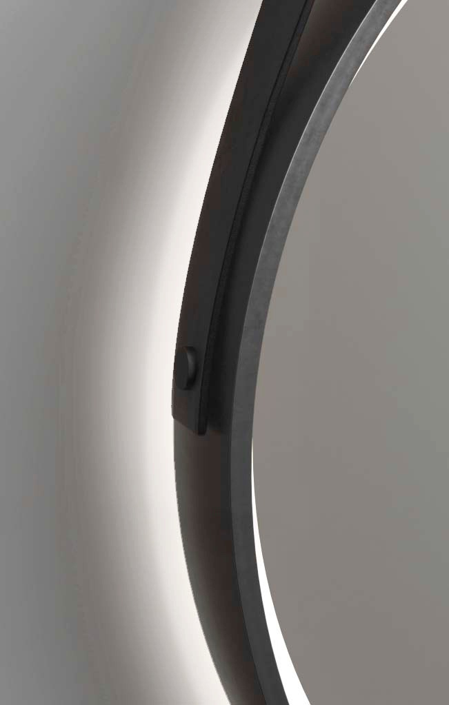 Talos Badspiegel »Golden Summer«, Durchmesser 55 cm, mit LED-Beleuchtung