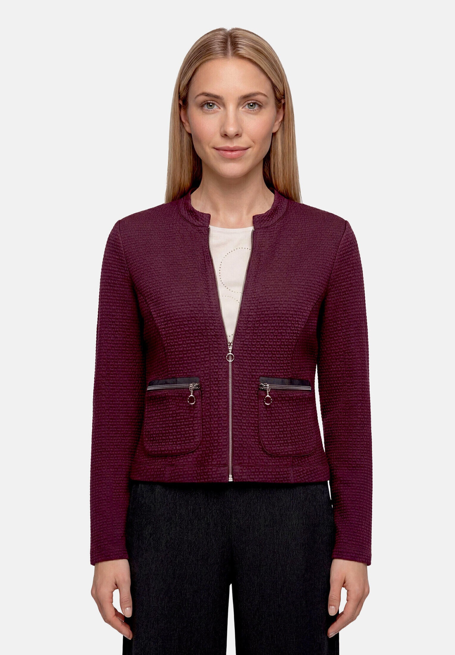Betty Barclay Sweatjacke »Damen mit Reißverschluss«