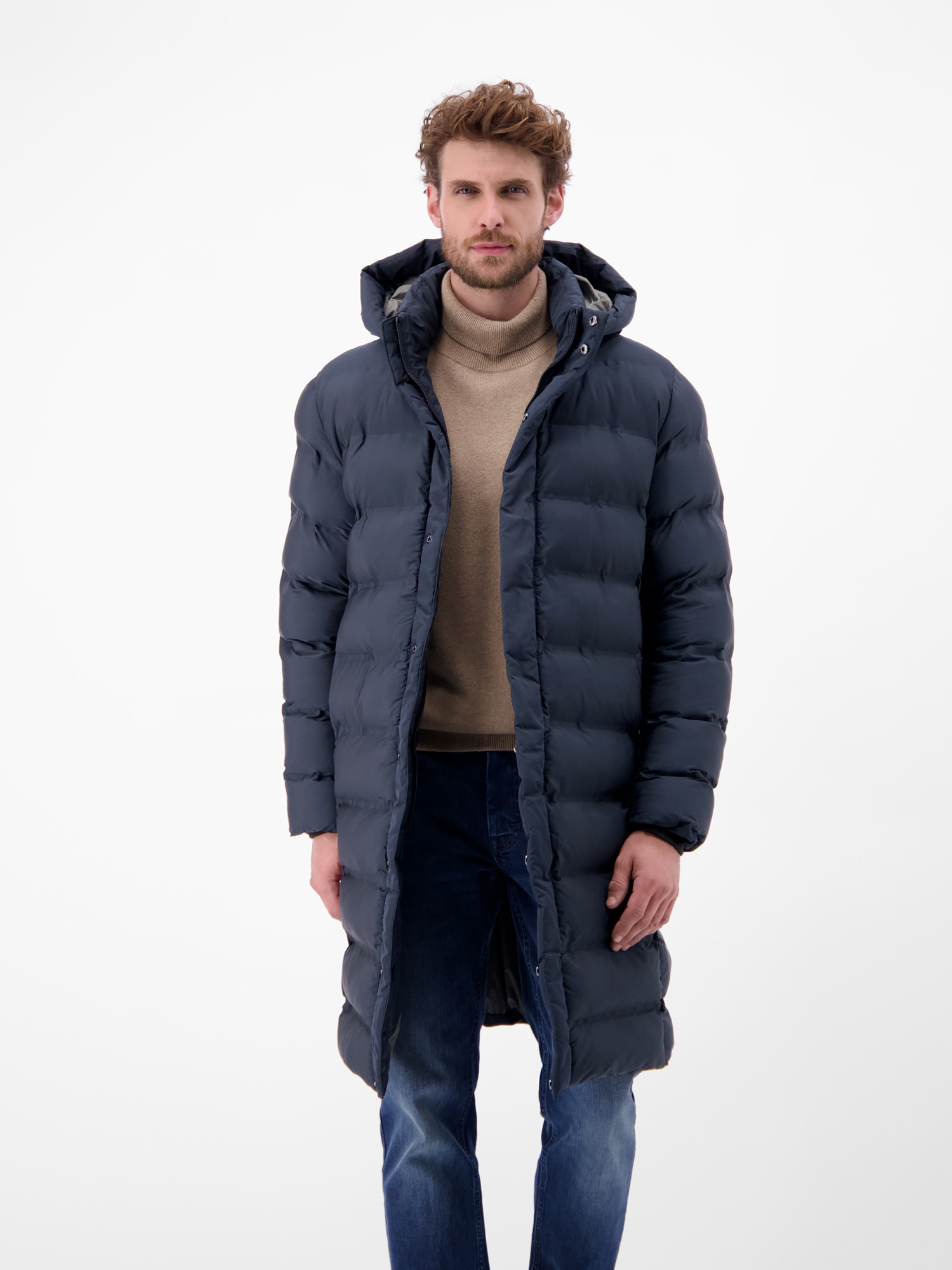 LERROS Wintermantel »LERROS Herren Stepp-Parka mit abnehmbarer Kapuze« Keine Angabe