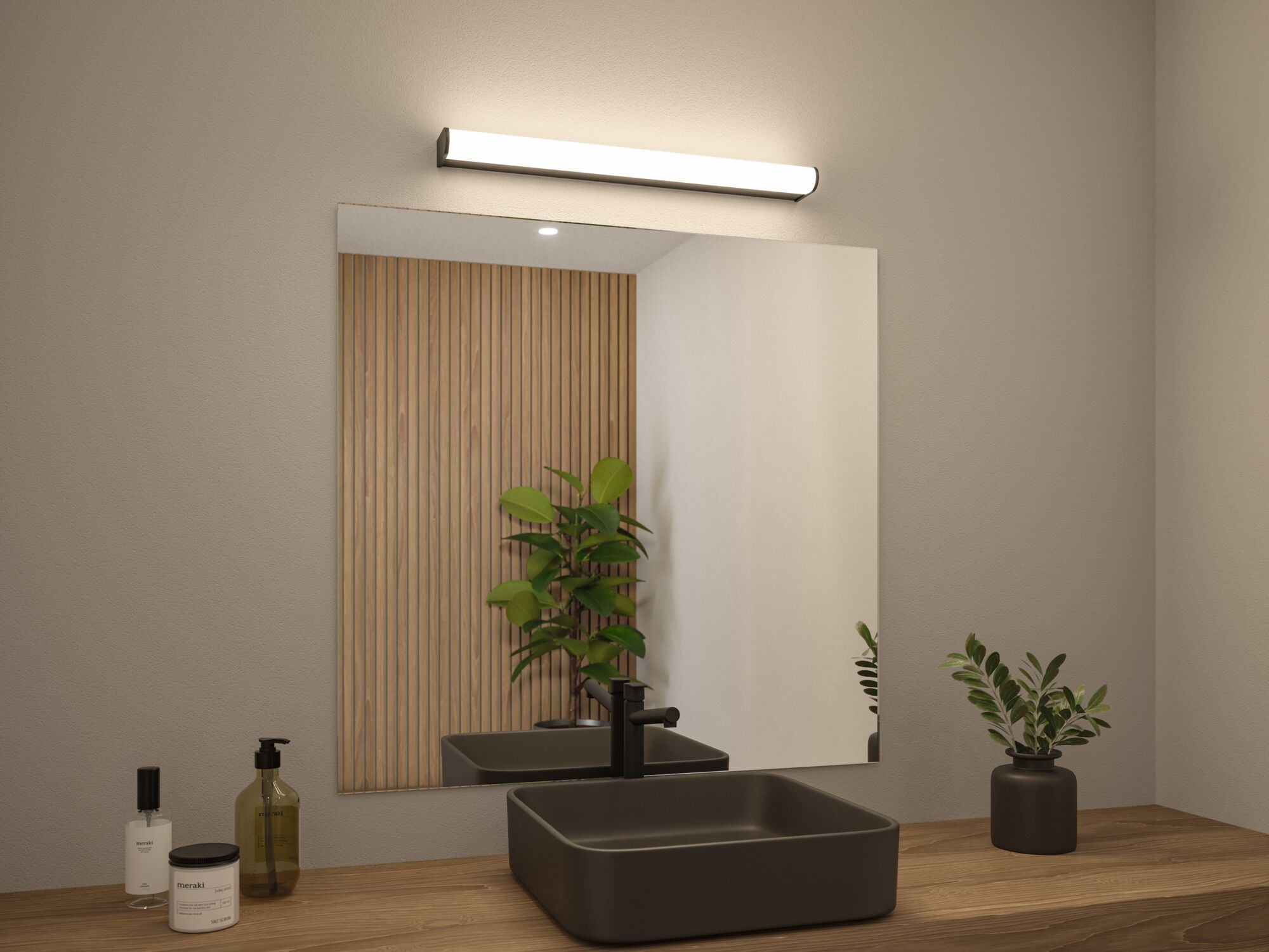 Paulmann LED Wandleuchte »Selection Bathroom LED Wandleuchte Arneb IP44 3000K 1000lm 230V 12,5 W«, 1 flammig