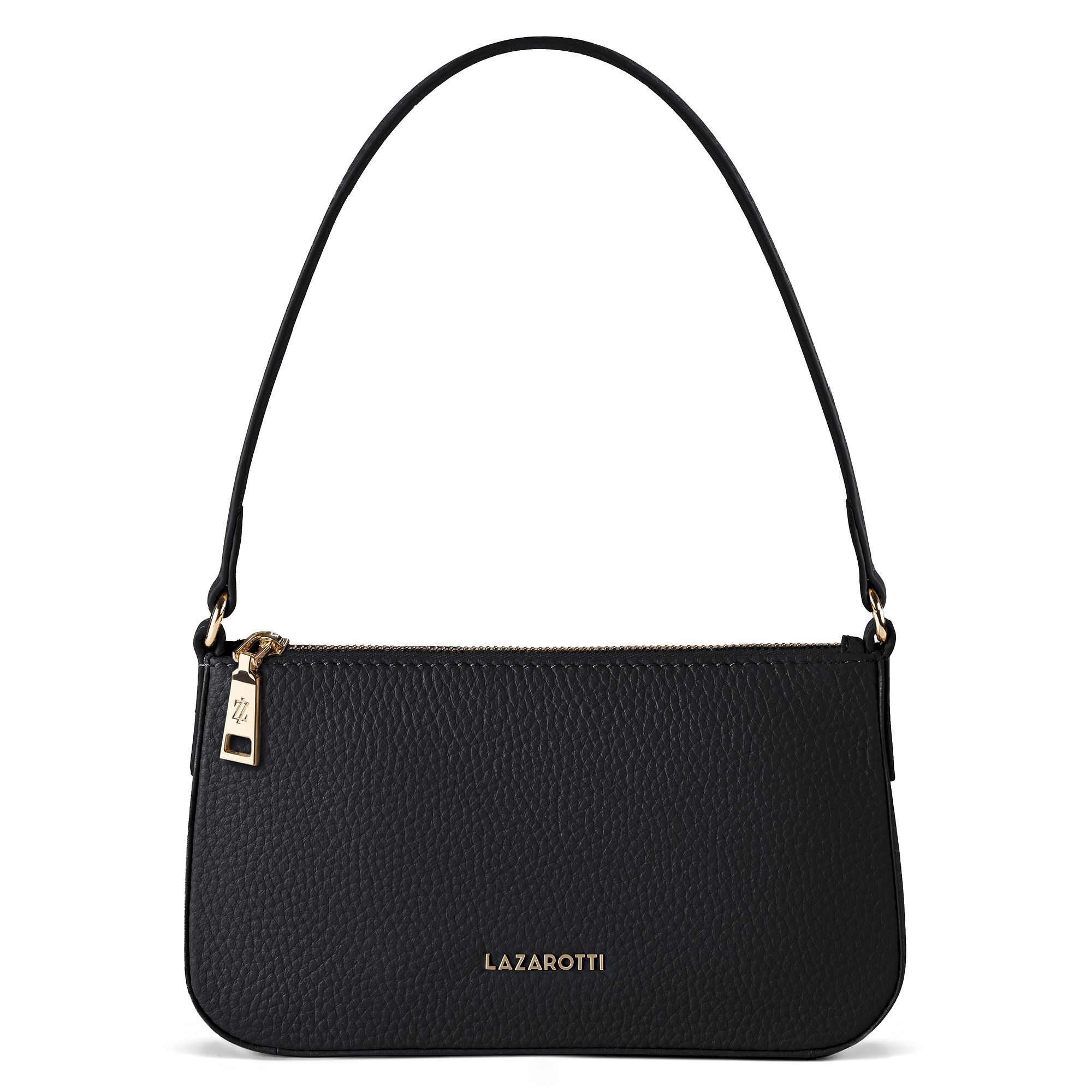 Lazarotti Schultertasche »Bologna Leather Pochette Schultertasche Leder 22 cm«