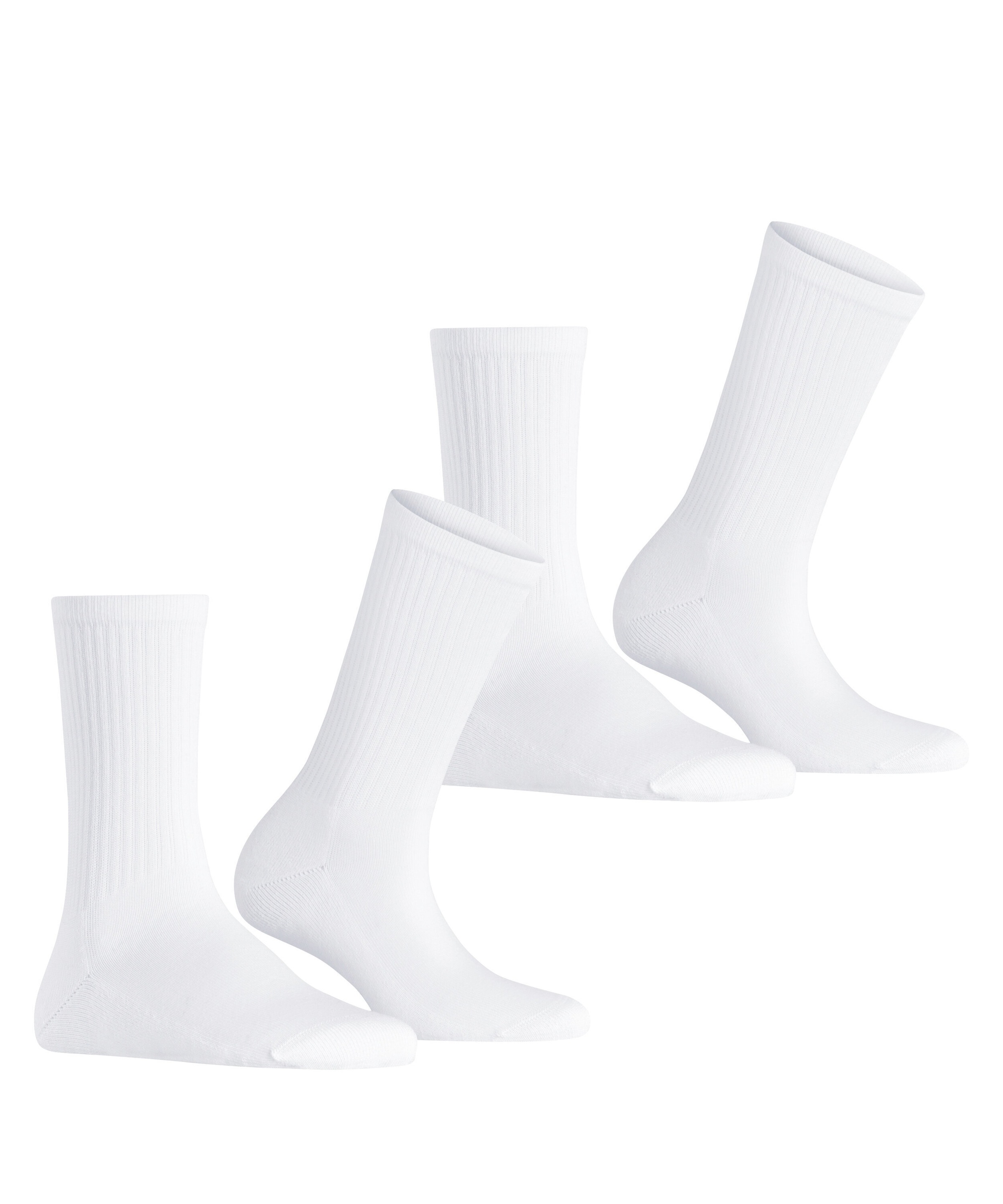 Esprit Socken »Basic Tennis« 2 Paar,  Rippenstruktur, schmales Bündchen, weiche Sohle