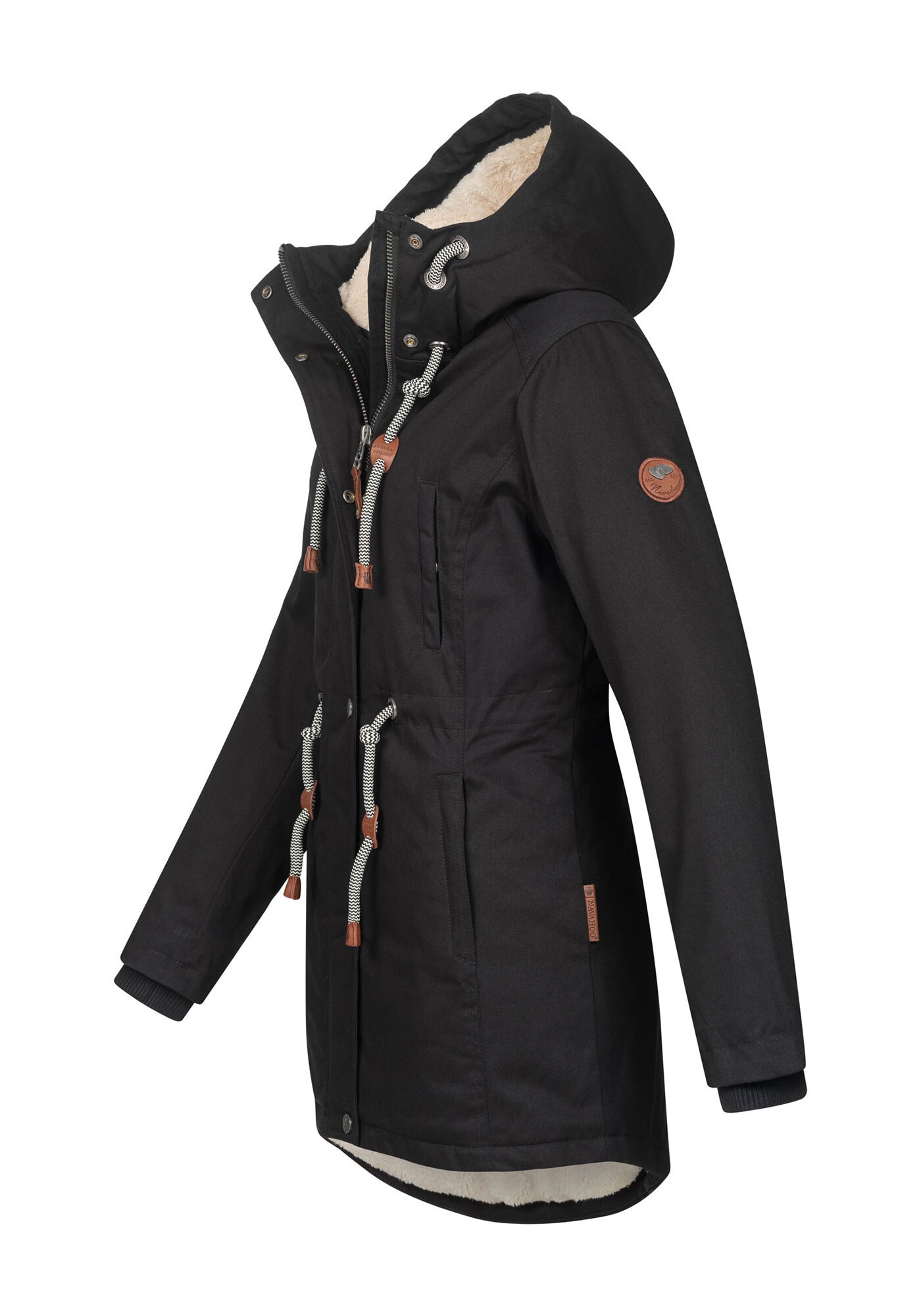 Navahoo Winterjacke »Ireliaa«, mit warmen Teddyfell