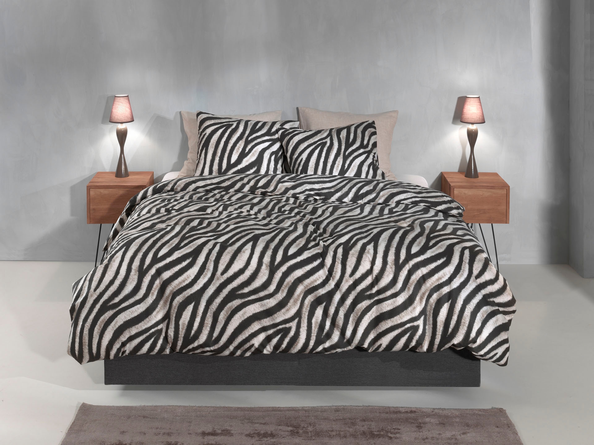 ZO HOME Bettwäsche »Zebrato« 1 Stk. tlg. Bettwäsche aus 100% Baumwolle, hochwertige Flanell