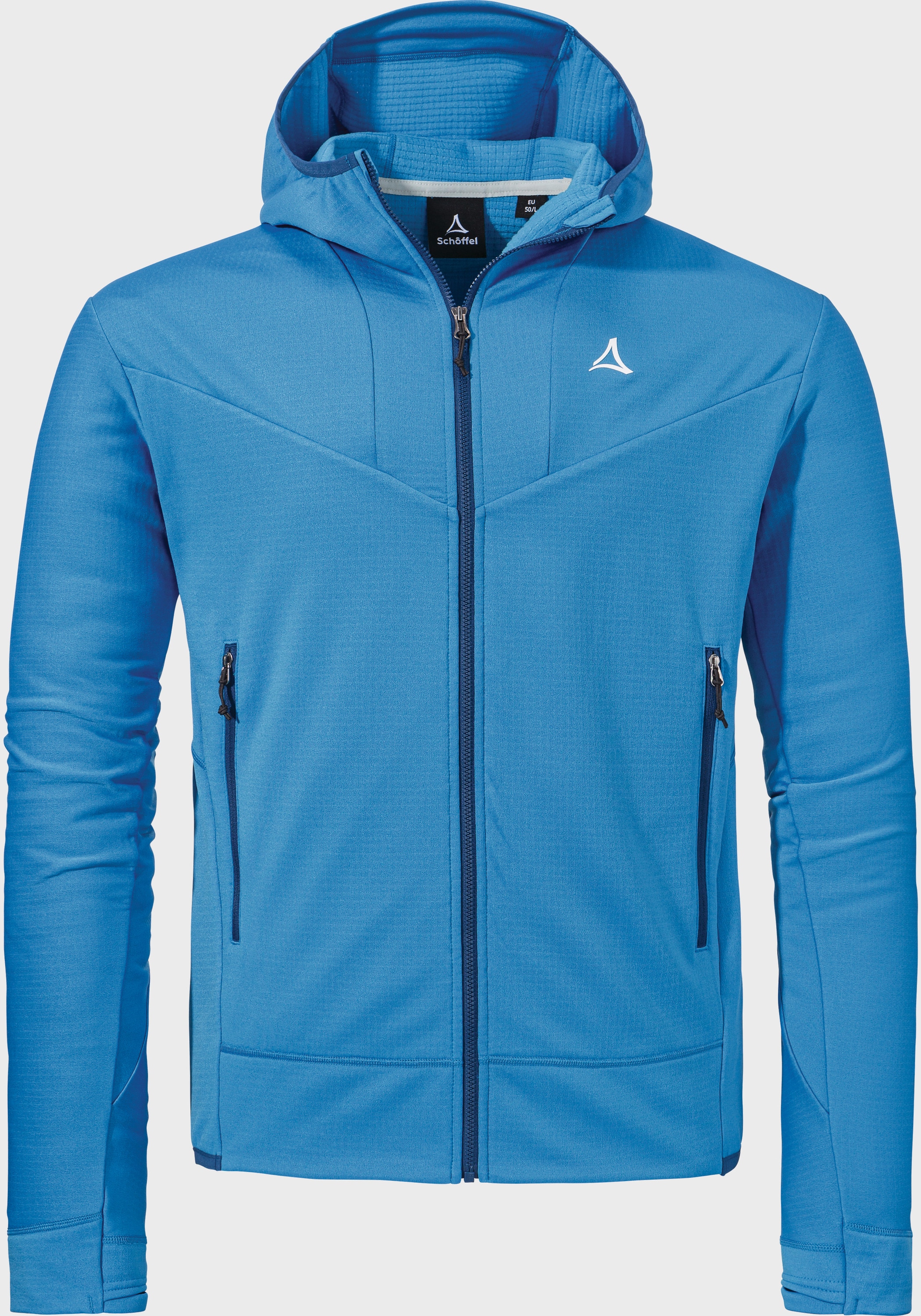 Schöffel "Mountain Fleece Hoody Style Blaueis MNS" mit Kapuze