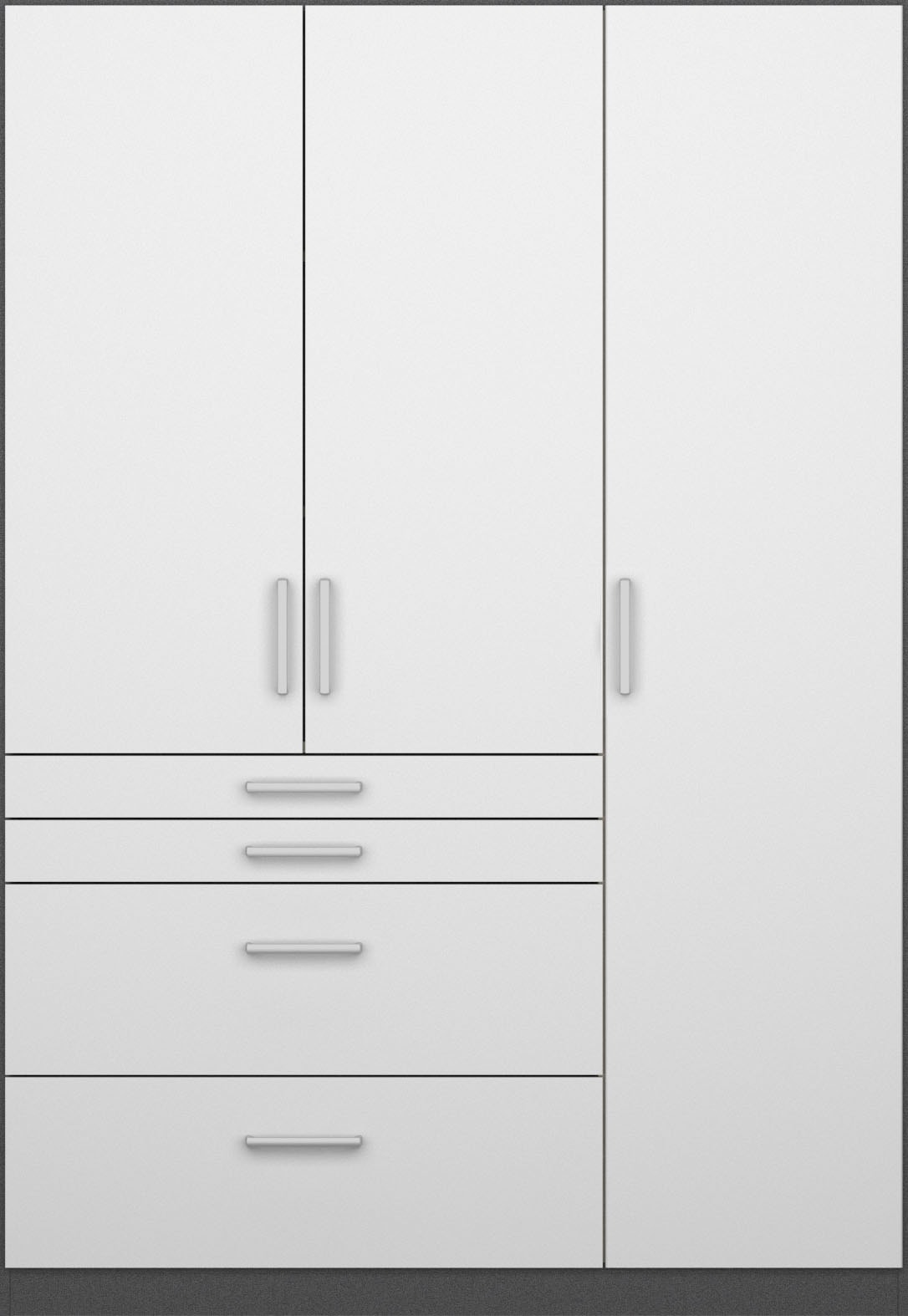 rauch Schrank-Set »Kleiderschrank Schrank Garderobe Garderobenschrank Eckschrank HOMBURG«, viel Stauraum, oberer Schubkasten mit Einteilung MADE IN GERMANY