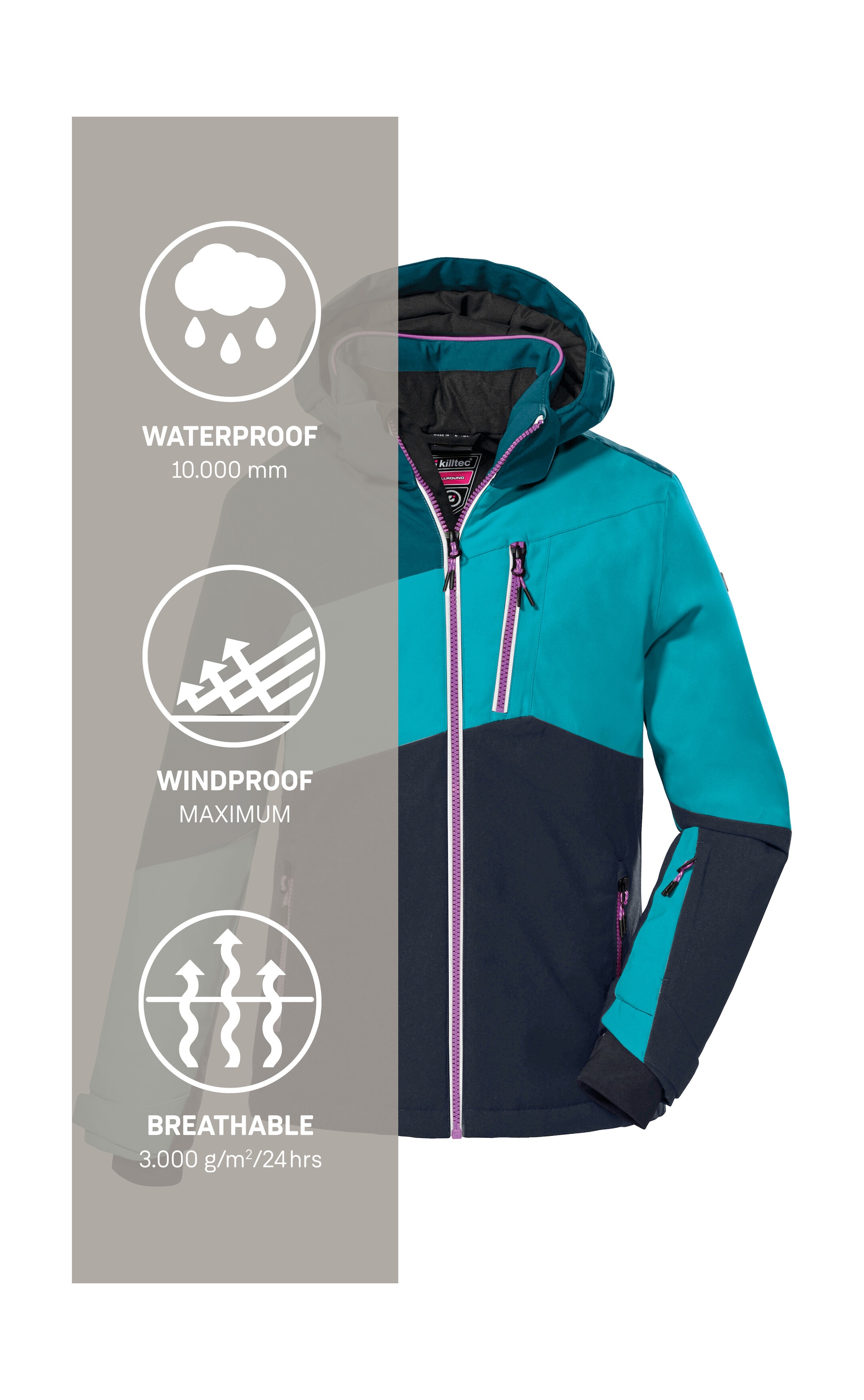 Killtec Skijacke »KSW 166 GRLS SKI JCKT«