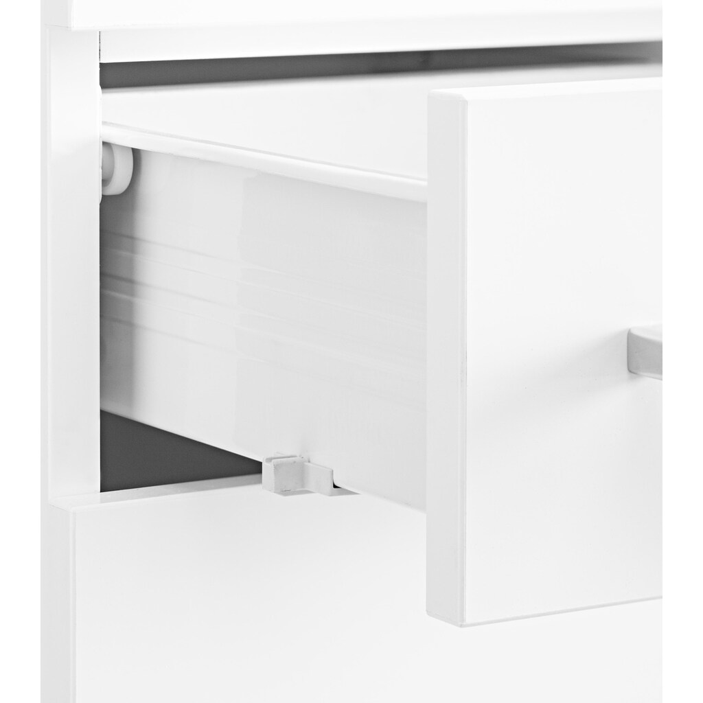 Wohnen Badmöbel OPTIFIT Hochschrank »Napoli«, 2 Türen, 1 Schublade, Soft-Close-Funktion, Breite 30 cm 