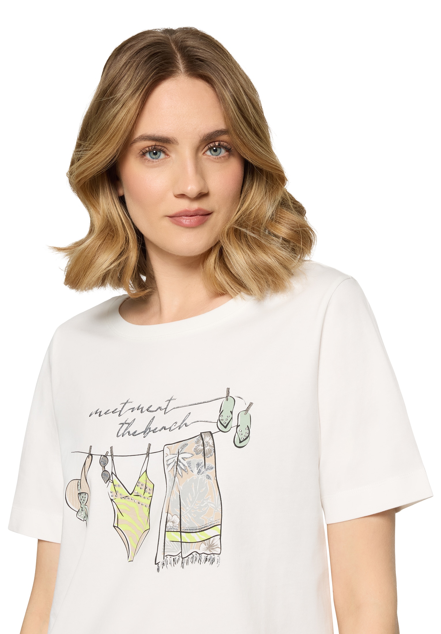 Betty Barclay Kurzarmshirt »Damen mit Aufdruck« 1 tlg.