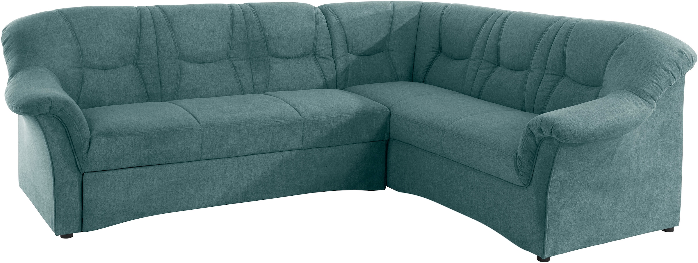 DOMO collection Ecksofa »Sarafina zeitlos und komfortabel, optional mit Federkern, L-Form«, wahlweise mit Bettfunktion