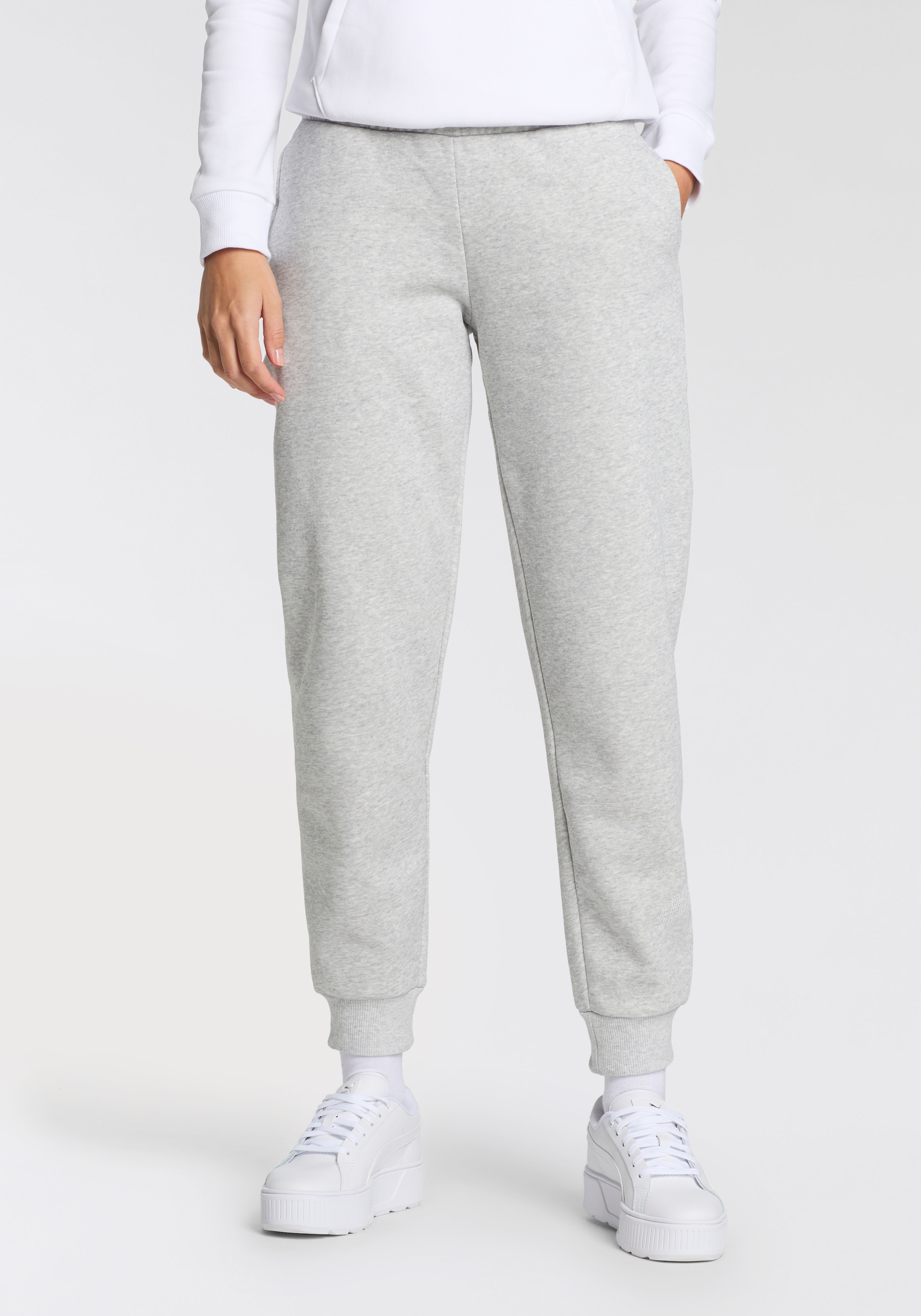 PUMA Jogginghose "ESS+ LOGO LAB PANTS FL" mit Eingrifftaschen, mit WarmCELL günstig online kaufen