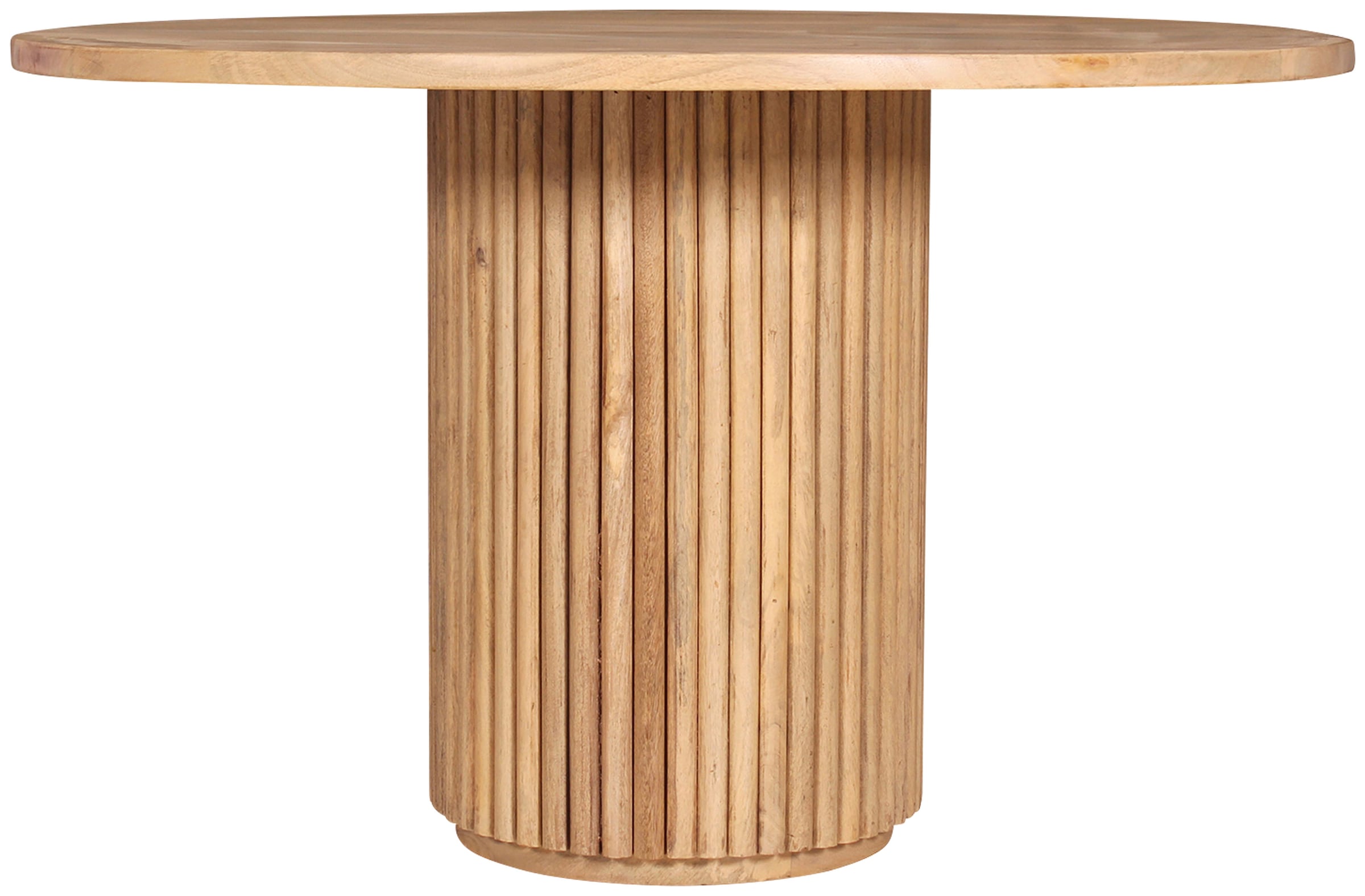 TOM TAILOR HOME Esstisch »Ribbed Side Table High«, mit Säulenfuß im extravaganten Ribbed-Look