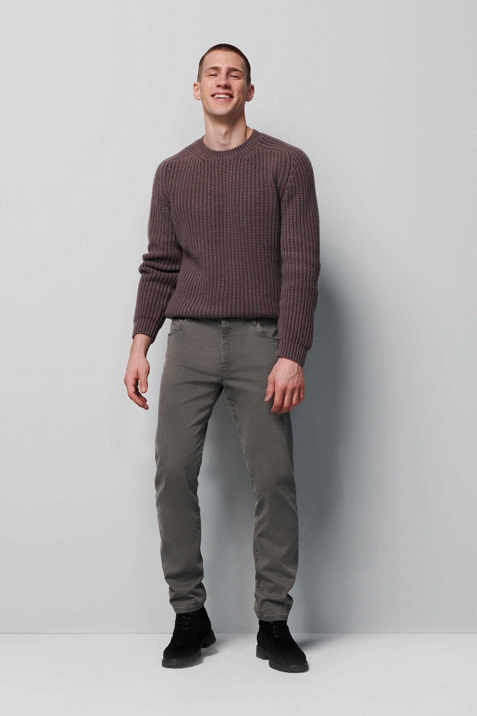 MEYER 5-Pocket-Jeans »Five-Pocket-Hose« M5 Regular im unifarbenem Design