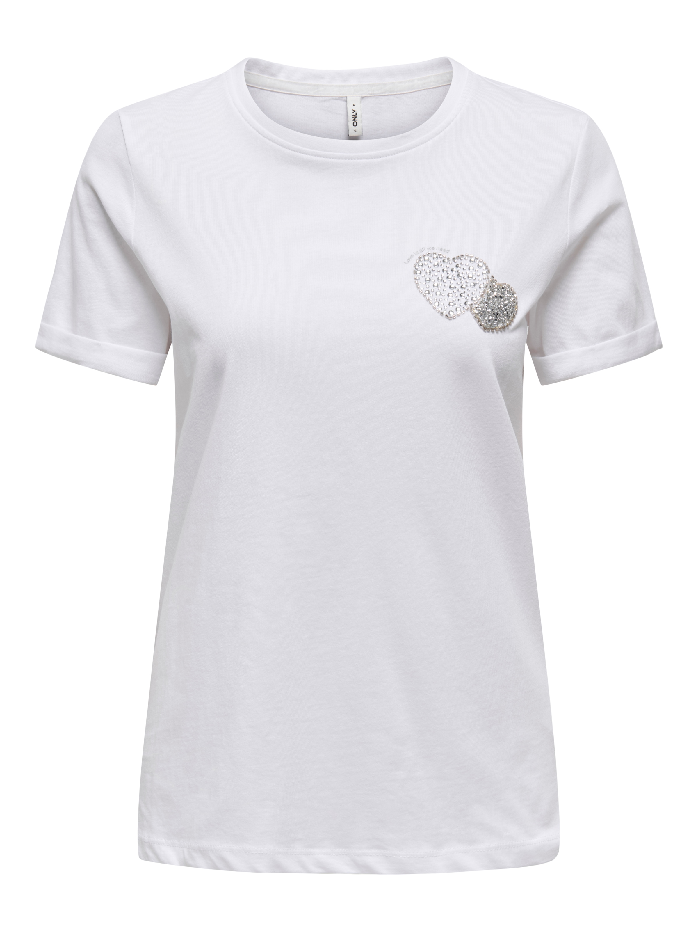 ONLY Kurzarmshirt »ONLKITA LIFE LUX ICON S/S PRINT TOP JRS«