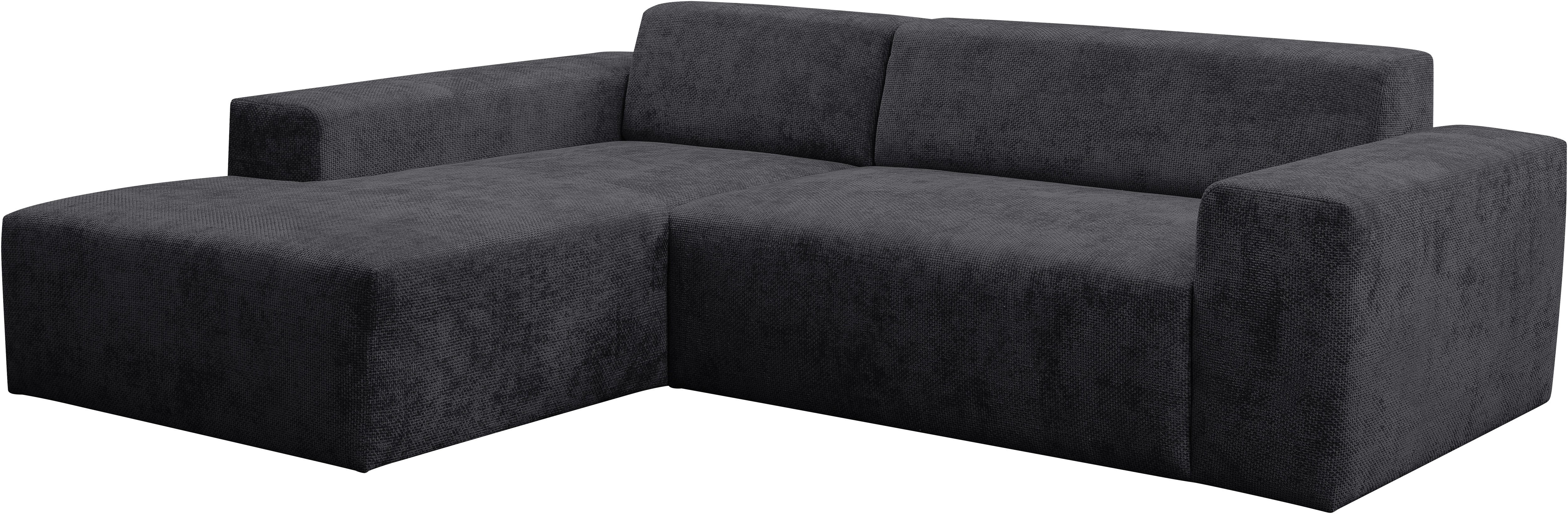 Thumbnail - WERK2 Ecksofa "Zeus-L modern & zeitlos, Breite 253 cm, bequemes Sofa" Curvy Trend Ecksofa mit urbaner Optik
