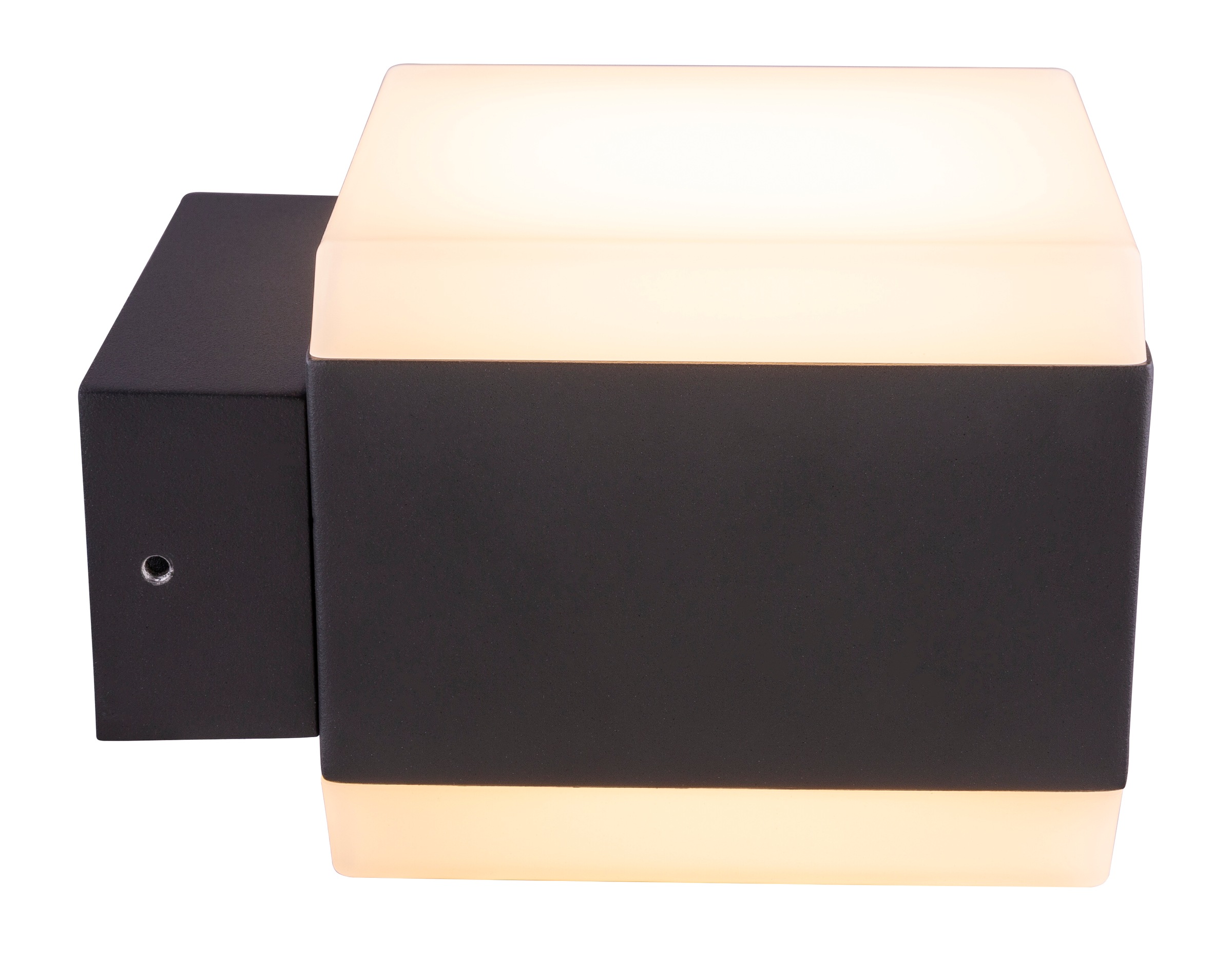 GLOBO LIGHTING LED Außen-Wandleuchte »SLICE«, Leuchtmittel LED-Modul | LED fest integriert, Außenlampe/Lichtschein: auf- und abwärts/ IP44/3000K/anthrazit