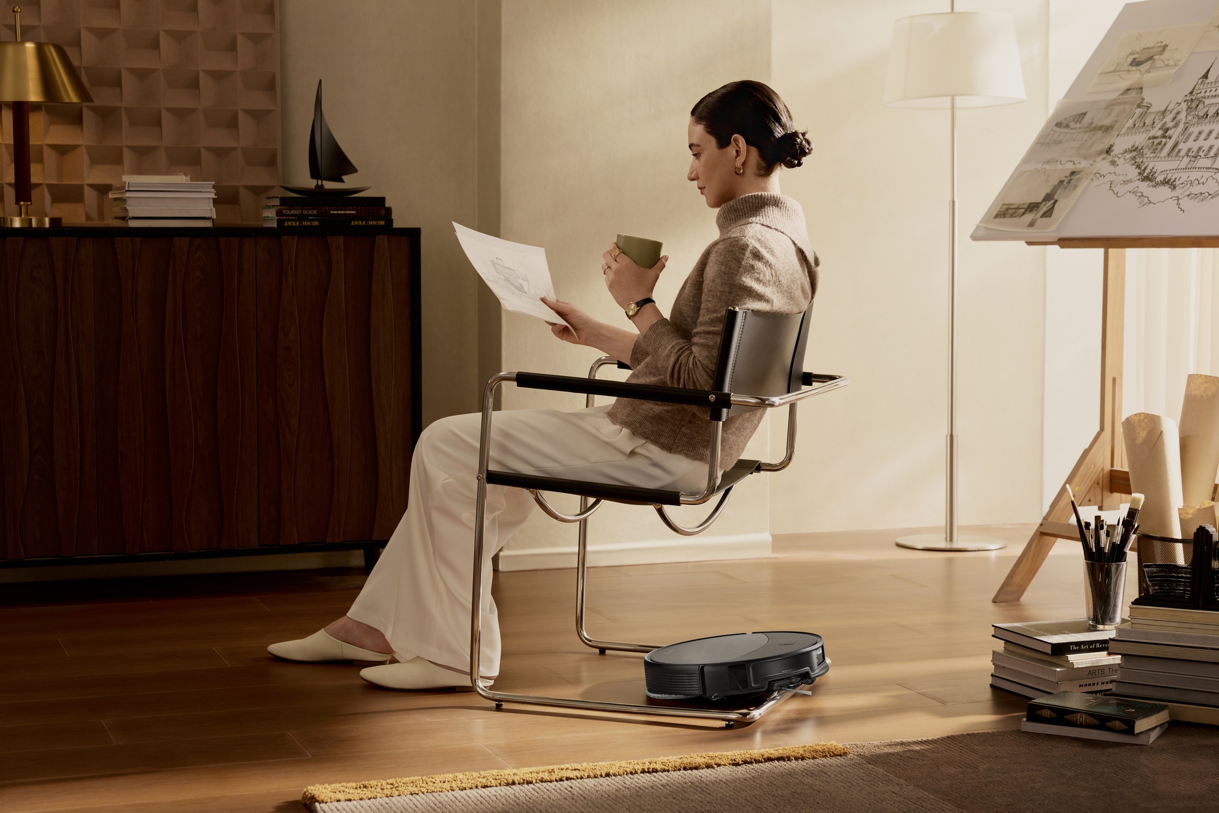 Roborock Saugroboter »mit Wischfunktion Saros 20X mit 36.000 Pa, 7,98cm flach, Mop‑Abnahme« überwindet 8,8 cm hohe Schwellen, StarSight 2.0 Navigationssystem