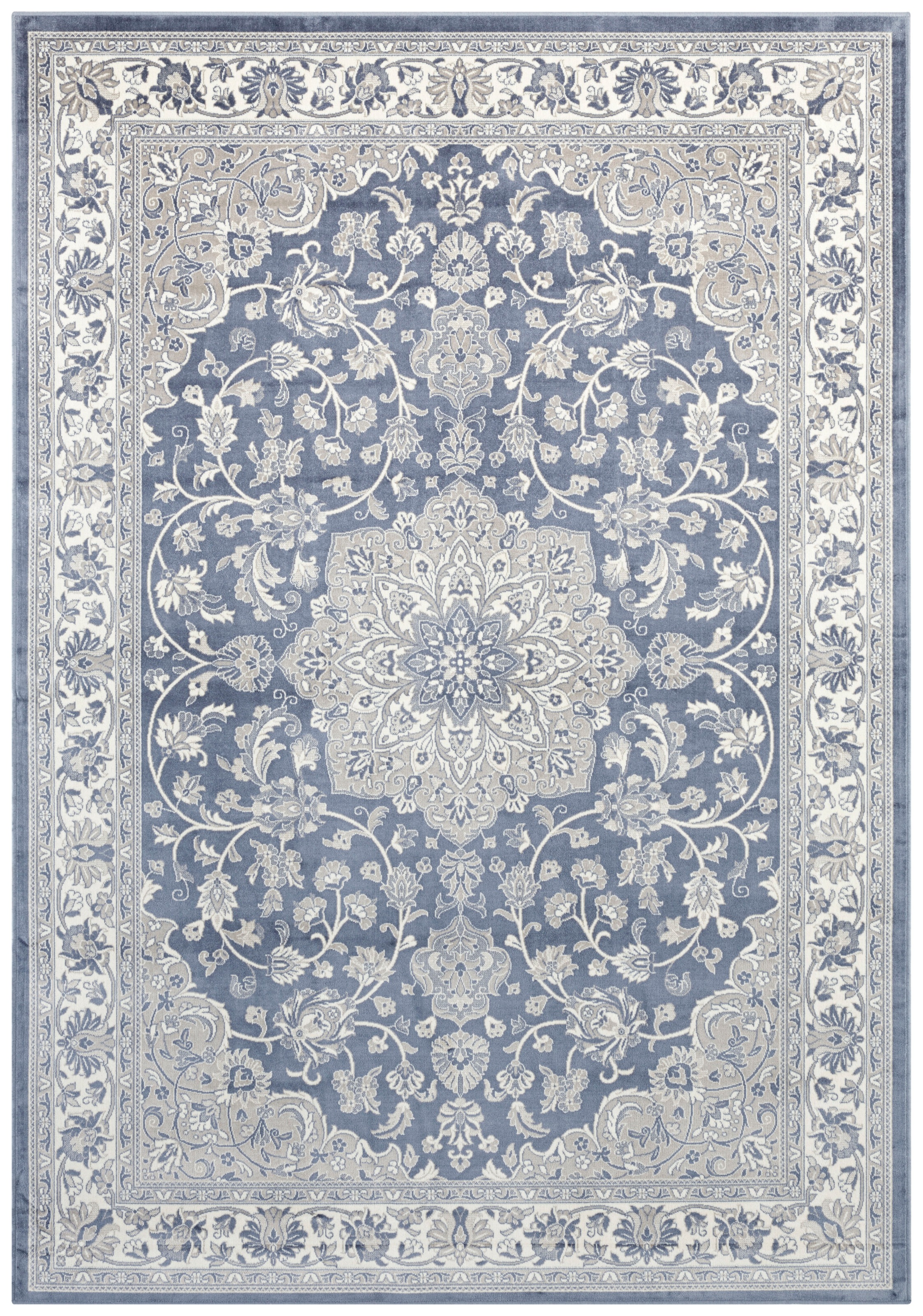 Teppich »Rhett«, rechteckig, Samt, Orientalisches Design, Gekettelt