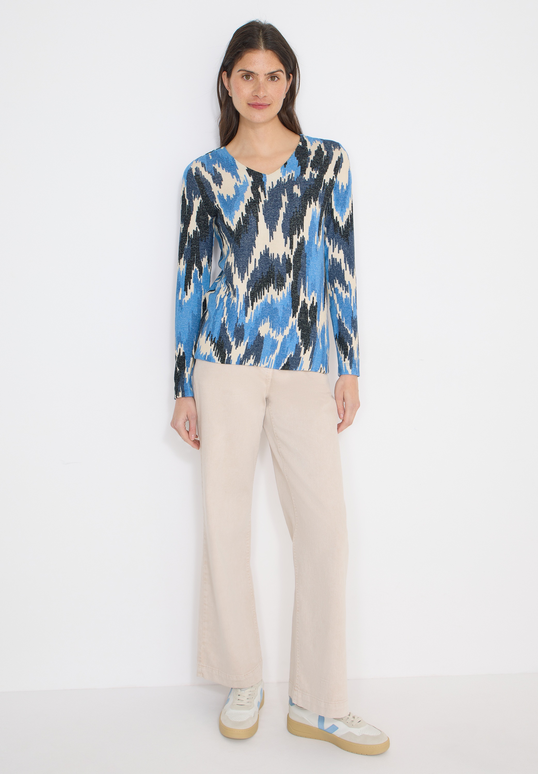 Cecil Langarmshirt aus softer Viskose