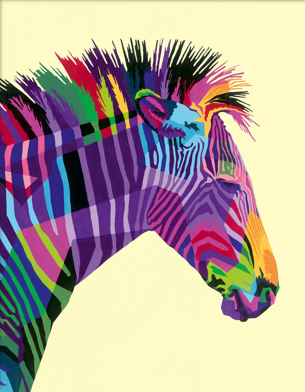 Ravensburger Malen nach Zahlen »CreArt, Funky Zebra«, Made in Europe