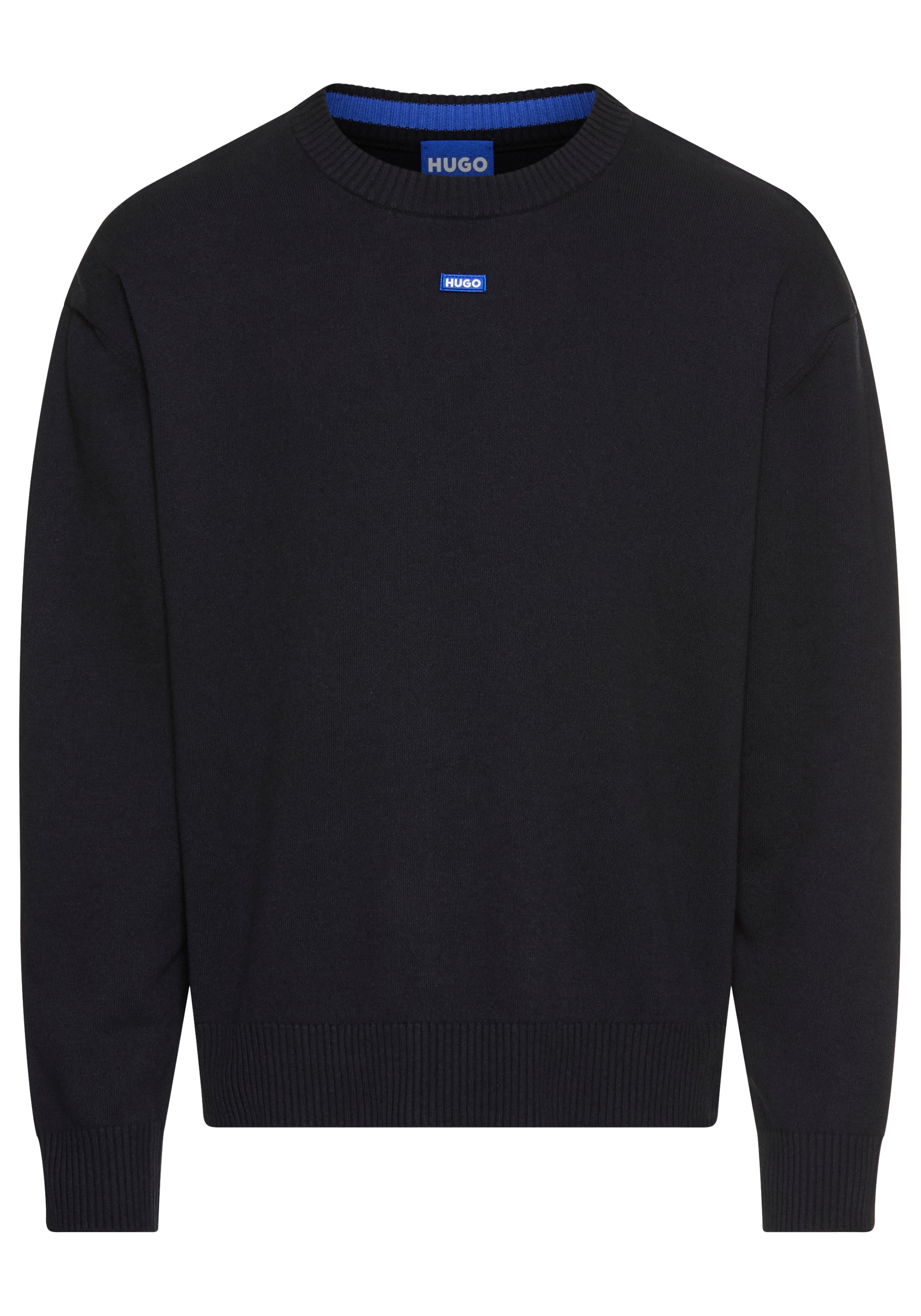 HUGO Blue Rundhalspullover "San Casey", relaxed fit günstig online kaufen