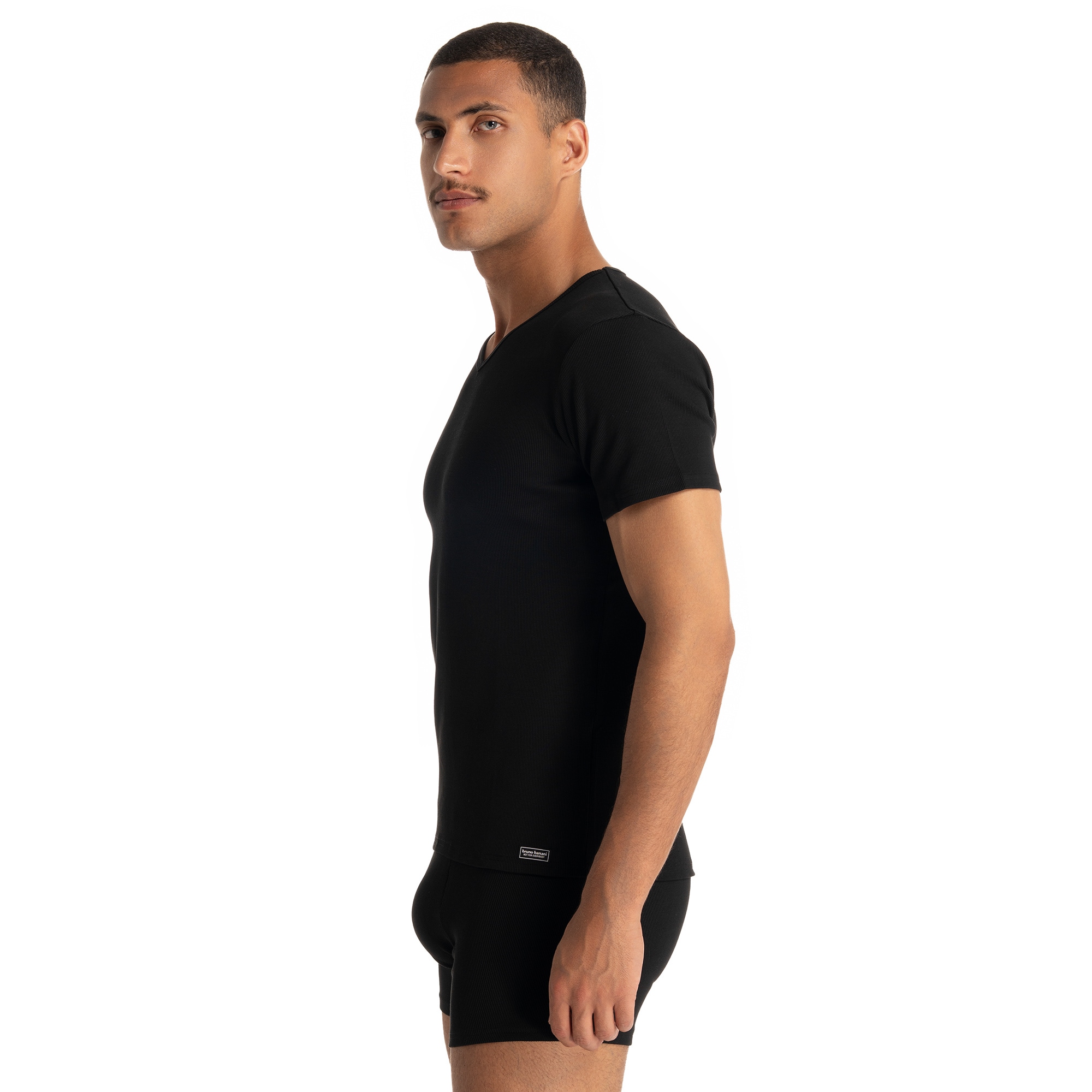 Bruno Banani V-Shirt »FINE RIB«