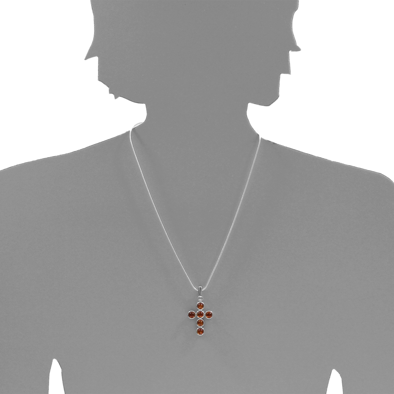 OSTSEE-SCHMUCK Kettenanhänger »Ostsee-Schmuck Anhänger Kreuz Anhänger Kreuz«, (1 tlg.)