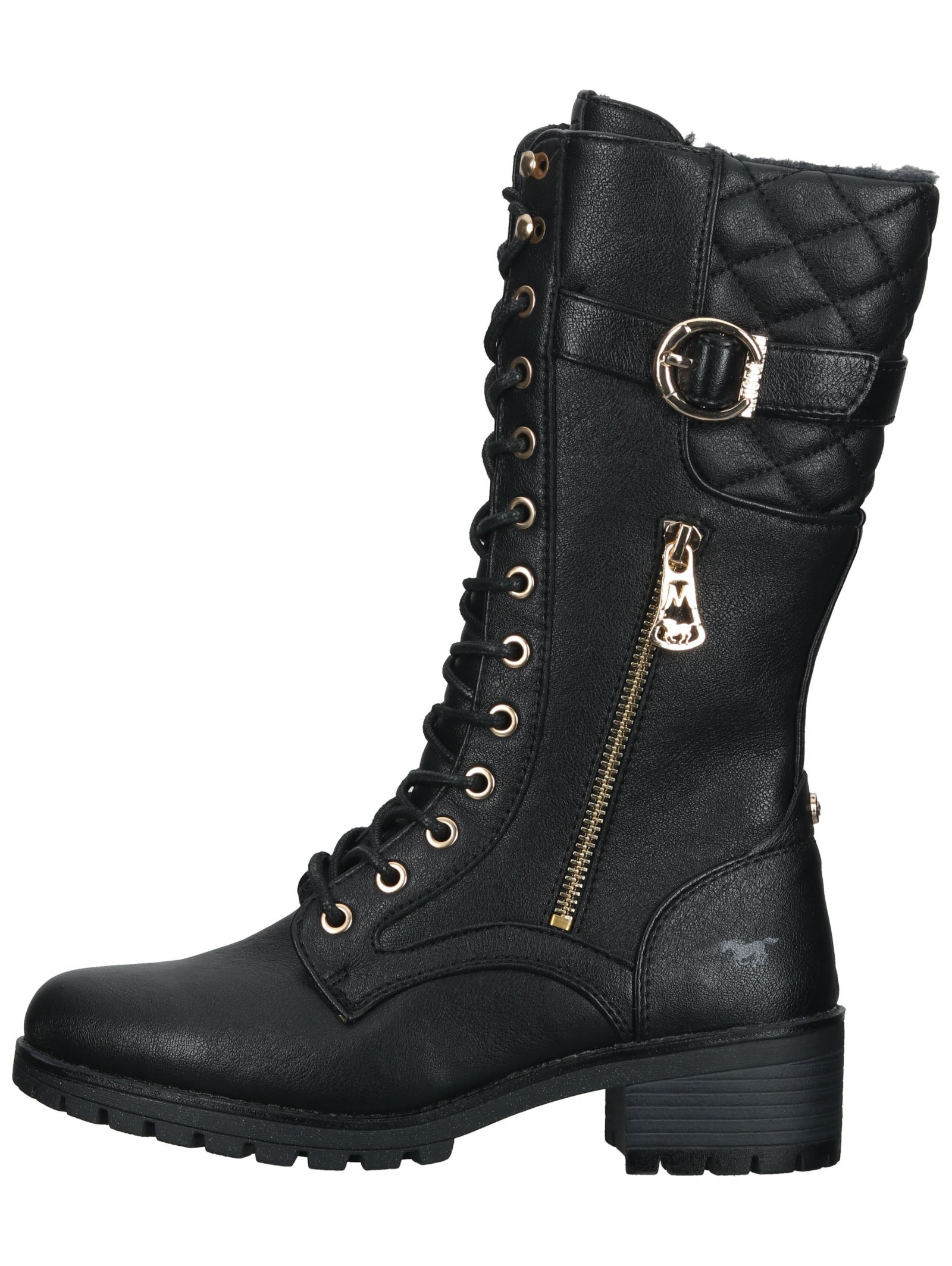 Mustang Shoes Schnürstiefel "Mustang Shoes Stiefel Lederimitat" günstig online kaufen