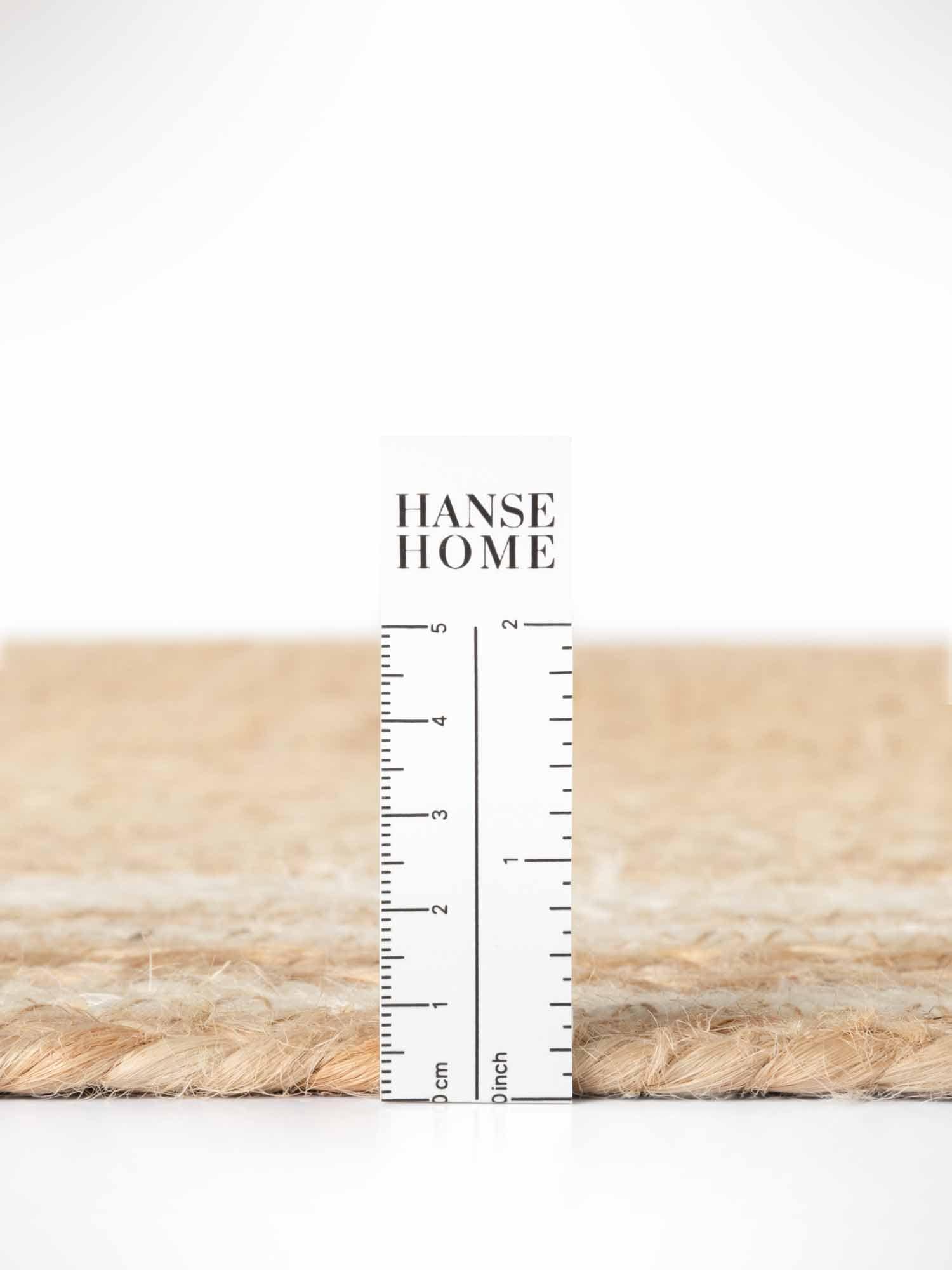 HANSE Home Teppich »Looma Juteteppich« rechteckig 7 mm Höhe Handgewebt, Jute Naturteppich, Boho, Wohnzimmer, Schlafzimmer